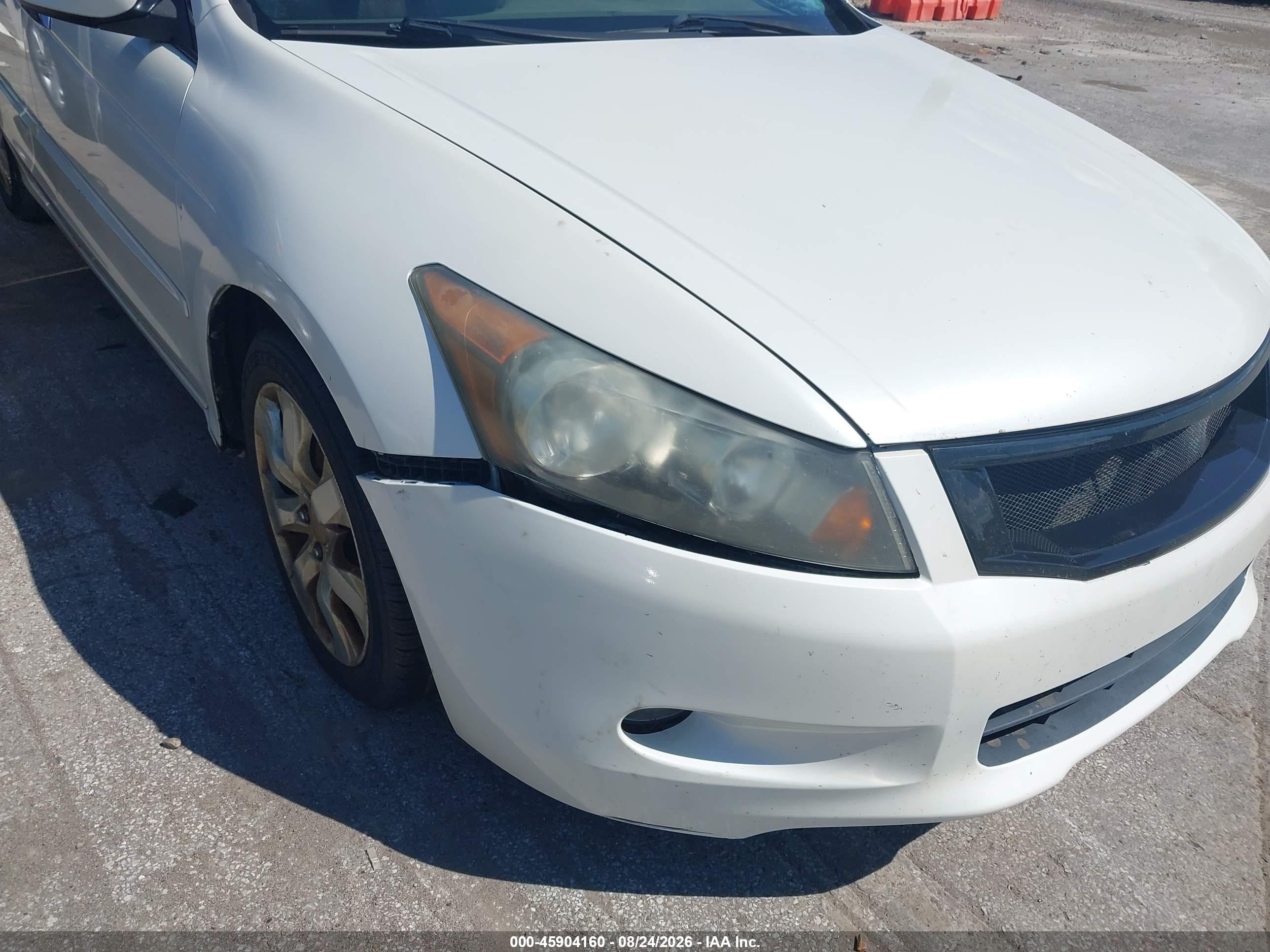 2009 Honda Accord 3.5 Ex-l Белый vin: 1HGCP36819A046369
