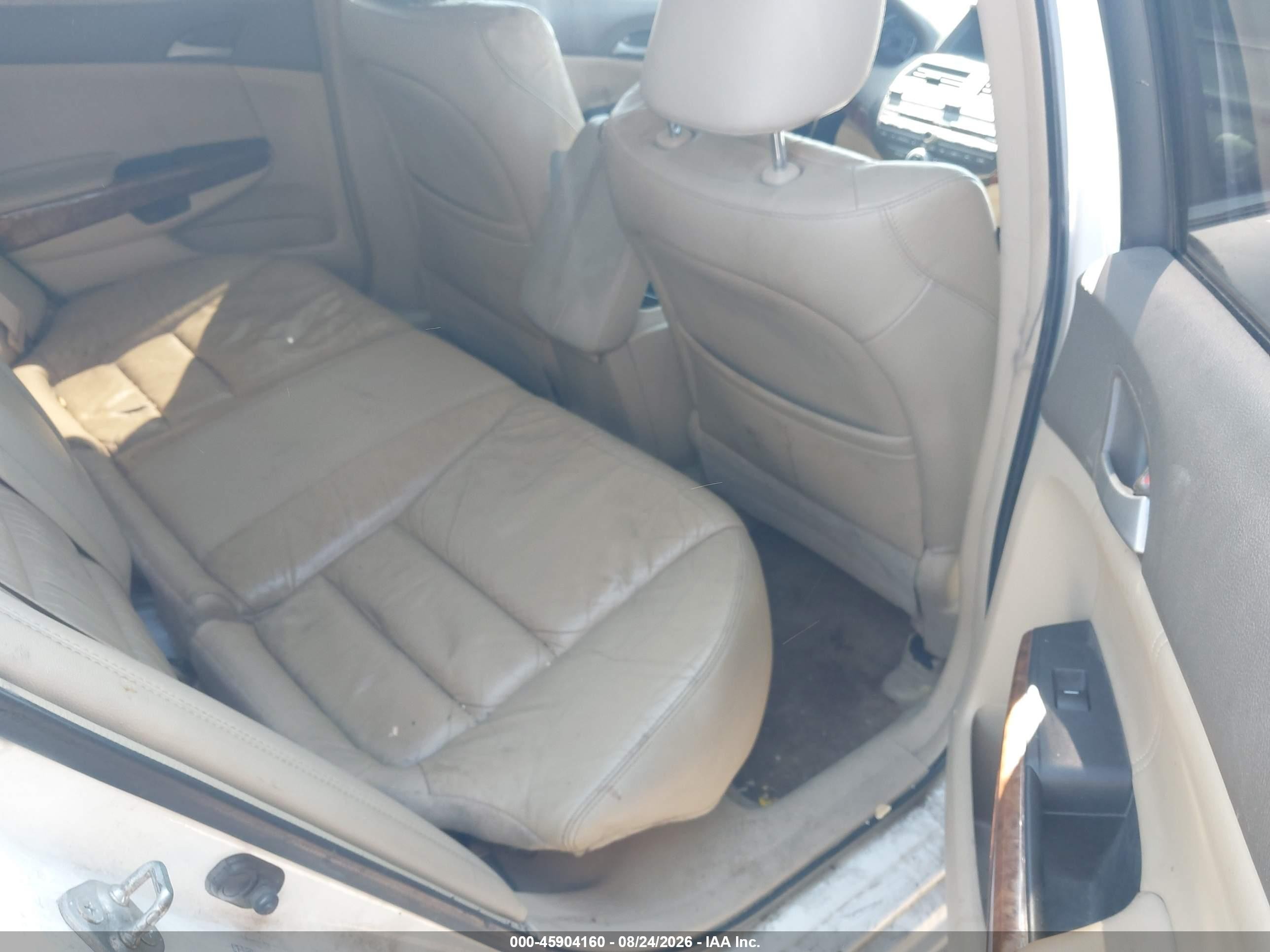 2009 Honda Accord 3.5 Ex-l Белый vin: 1HGCP36819A046369
