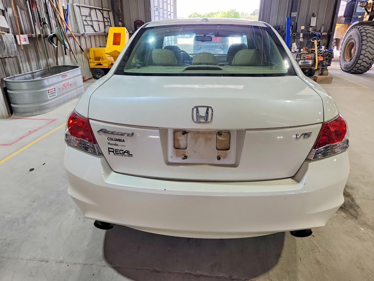 2009 Honda Accord Exl White vin: 1HGCP36819A046629