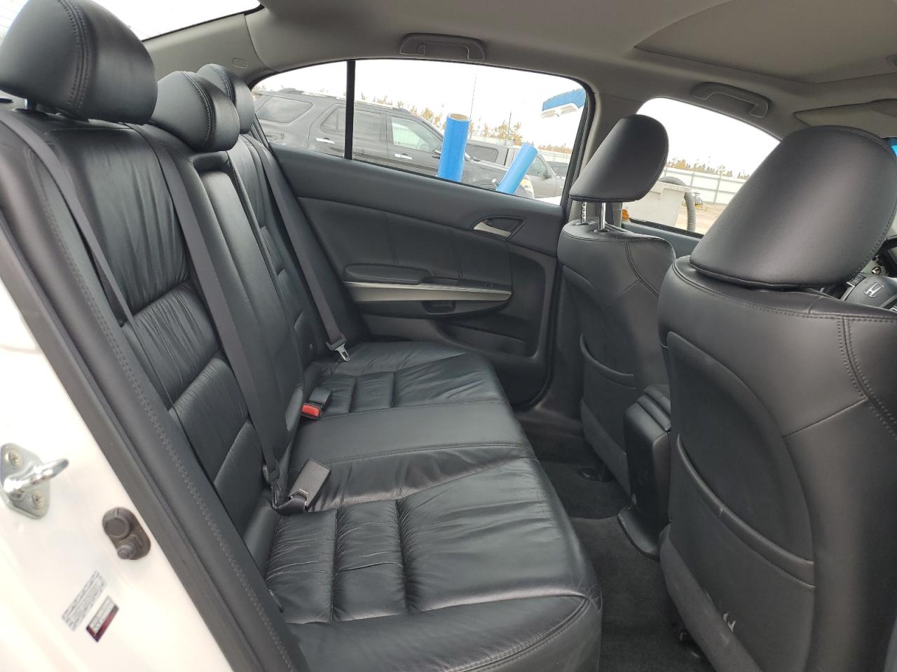 2009 Honda Accord Exl White vin: 1HGCP36819A800497