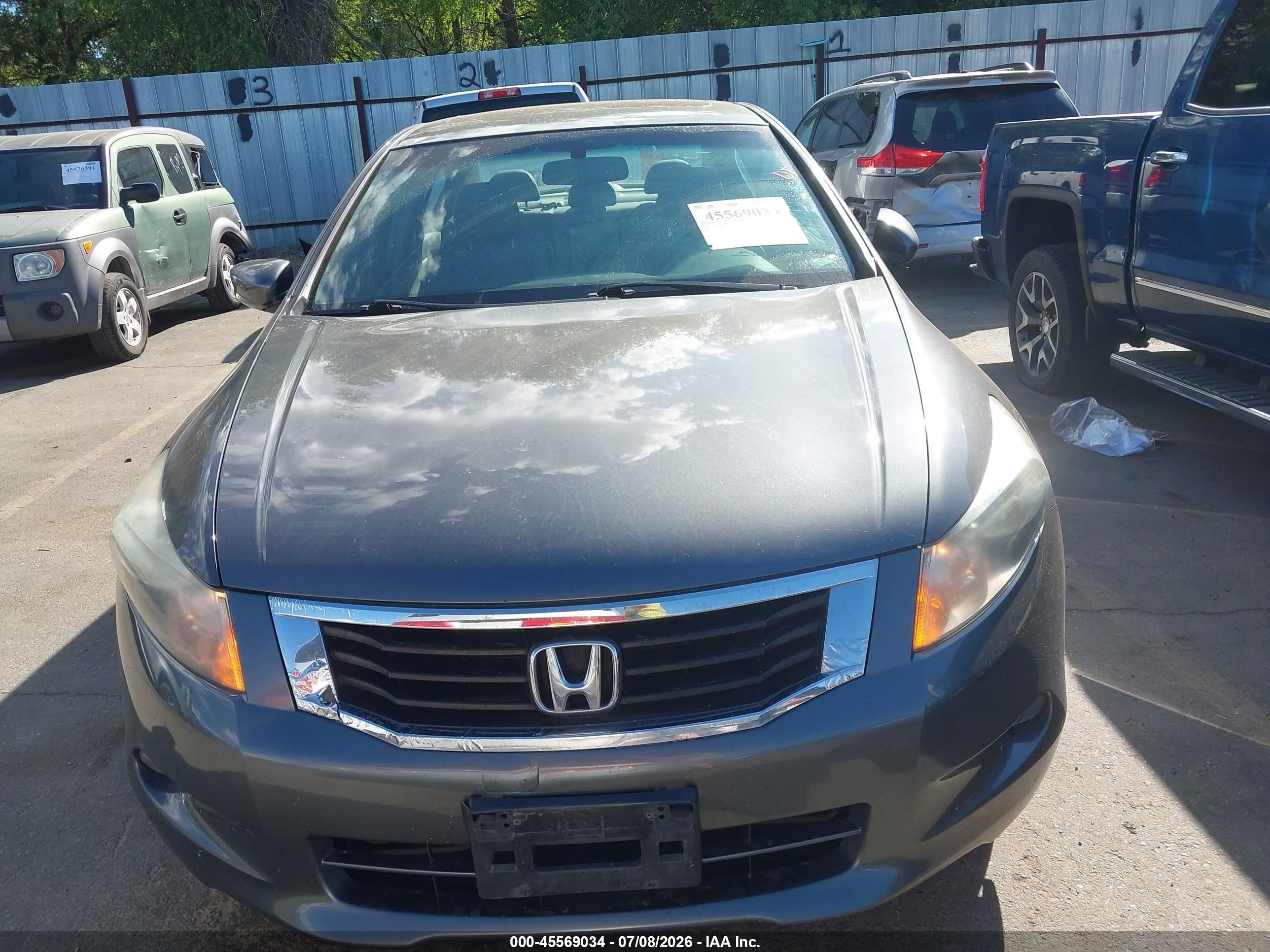 2008 Honda Accord 3.5 Ex-l Gray vin: 1HGCP36828A002539