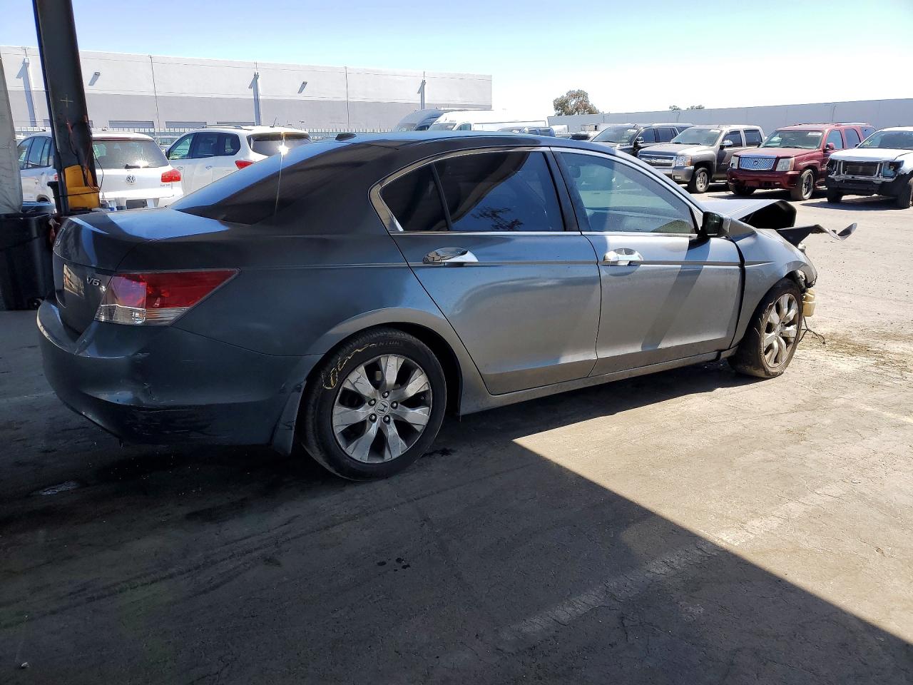 2008 Honda Accord Exl Gray vin: 1HGCP36828A002721