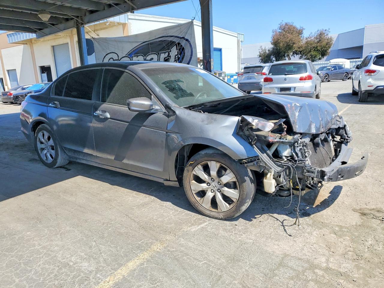 2008 Honda Accord Exl Gray vin: 1HGCP36828A002721