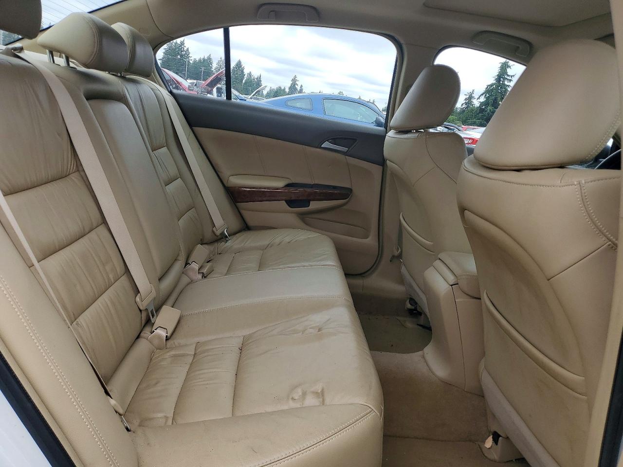 2008 Honda Accord Exl White vin: 1HGCP36828A029658