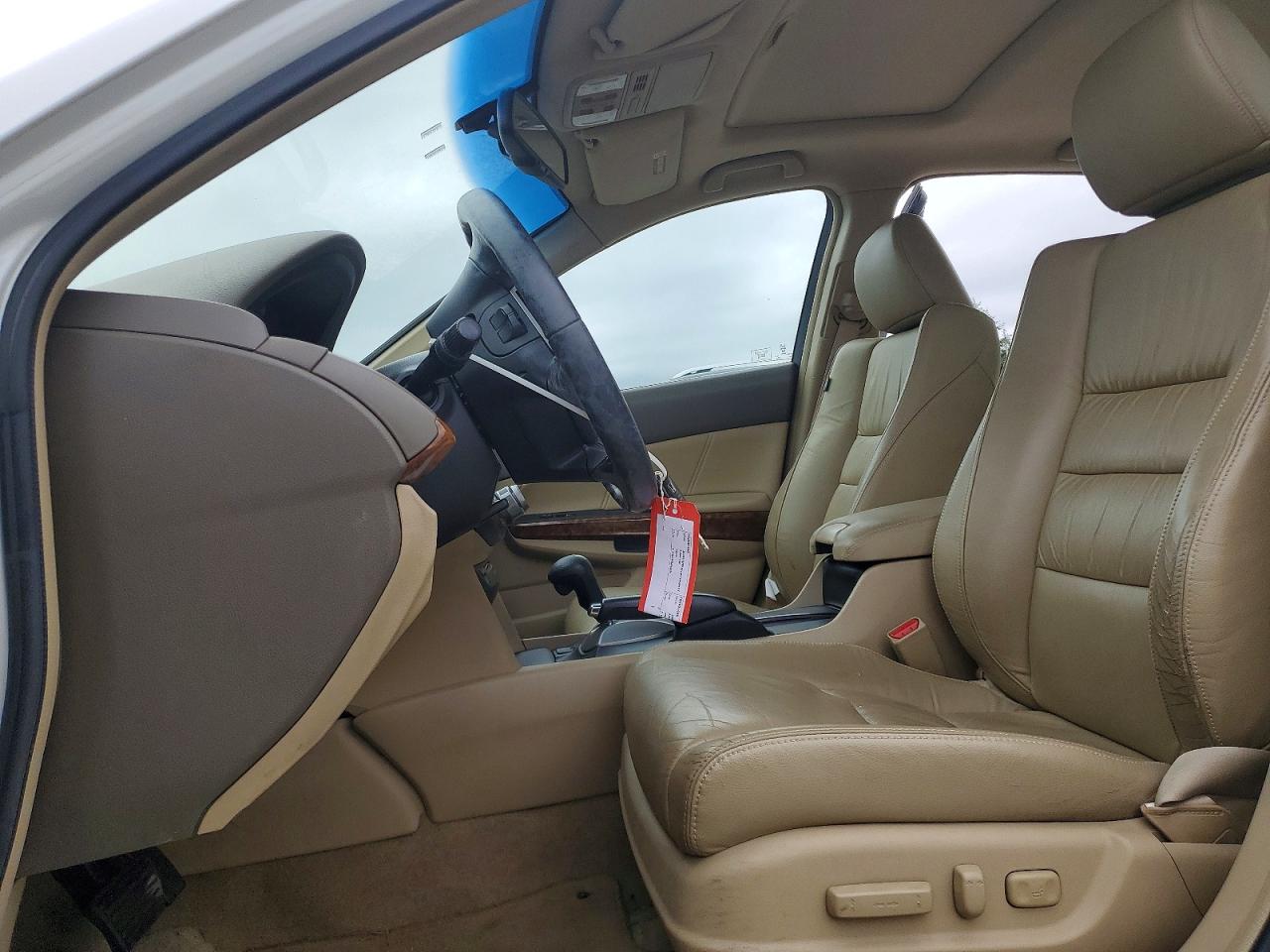 2008 Honda Accord Exl White vin: 1HGCP36828A029658