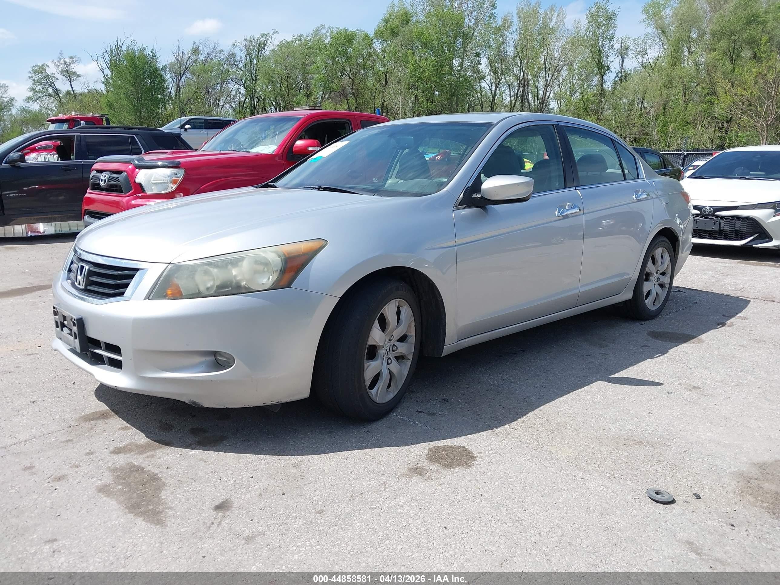 2008 Honda Accord 3.5 Ex-l Silver vin: 1HGCP36828A039428