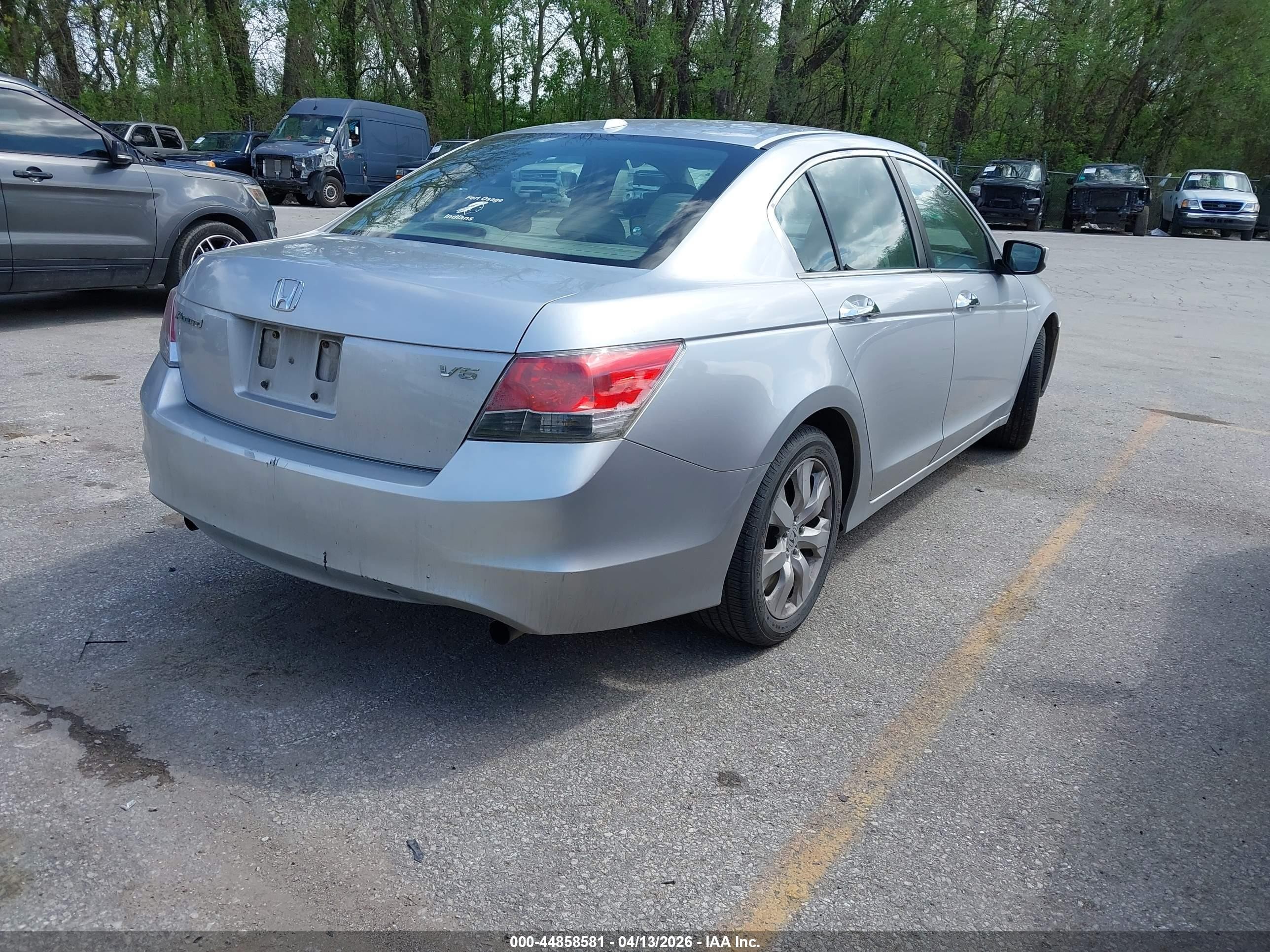 2008 Honda Accord 3.5 Ex-l Silver vin: 1HGCP36828A039428
