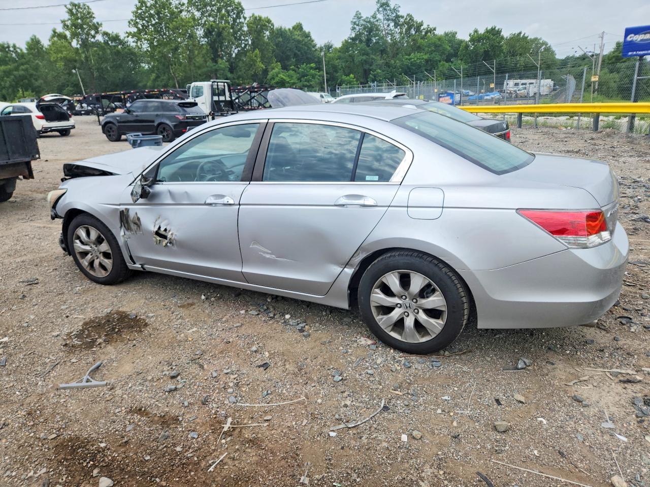 2008 Honda Accord Exl Серебряный vin: 1HGCP36828A043463