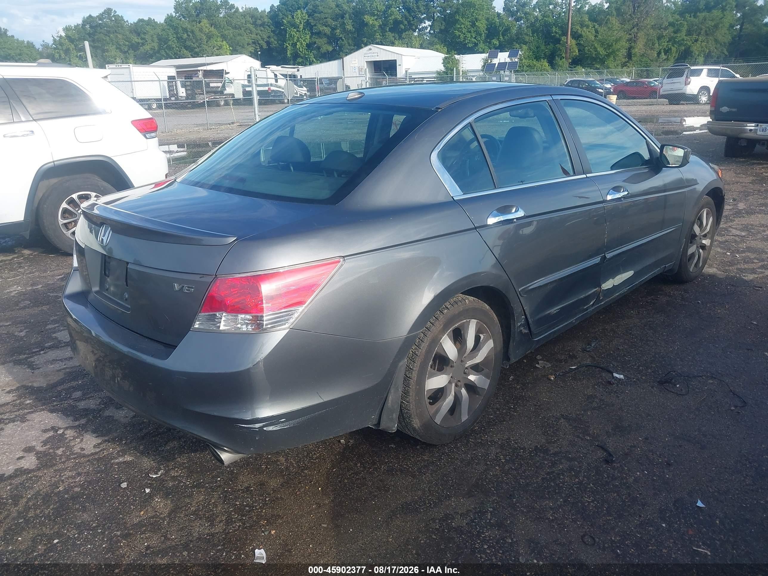 2008 Honda Accord 3.5 Ex-l Серый vin: 1HGCP36828A050090