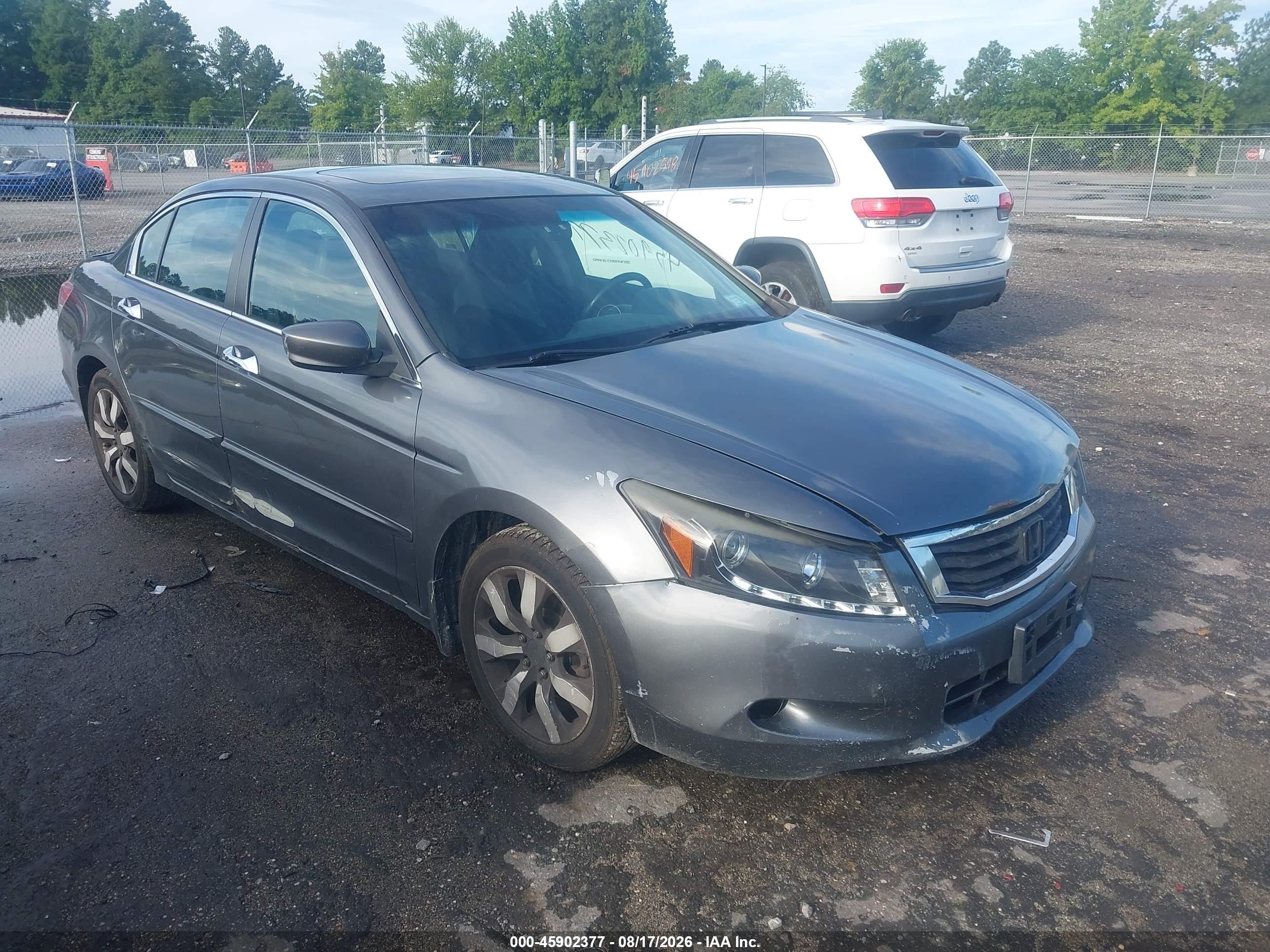 2008 Honda Accord 3.5 Ex-l Серый vin: 1HGCP36828A050090