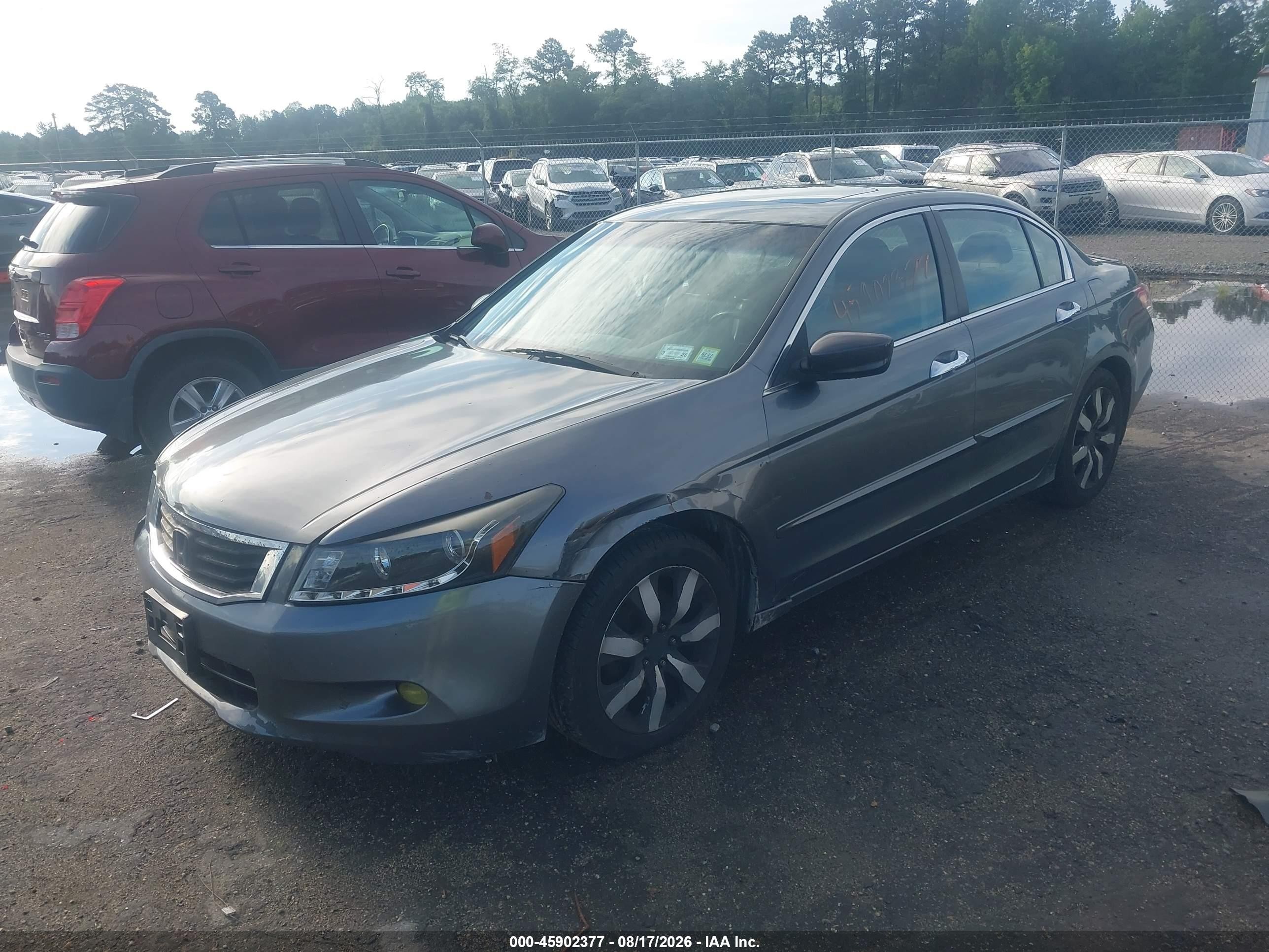 2008 Honda Accord 3.5 Ex-l Серый vin: 1HGCP36828A050090