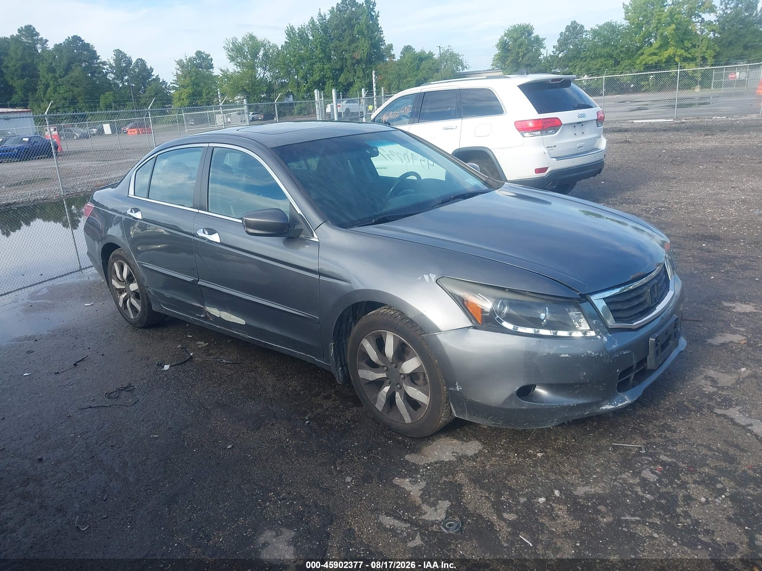 2008 Honda Accord 3.5 Ex-l Серый vin: 1HGCP36828A050090