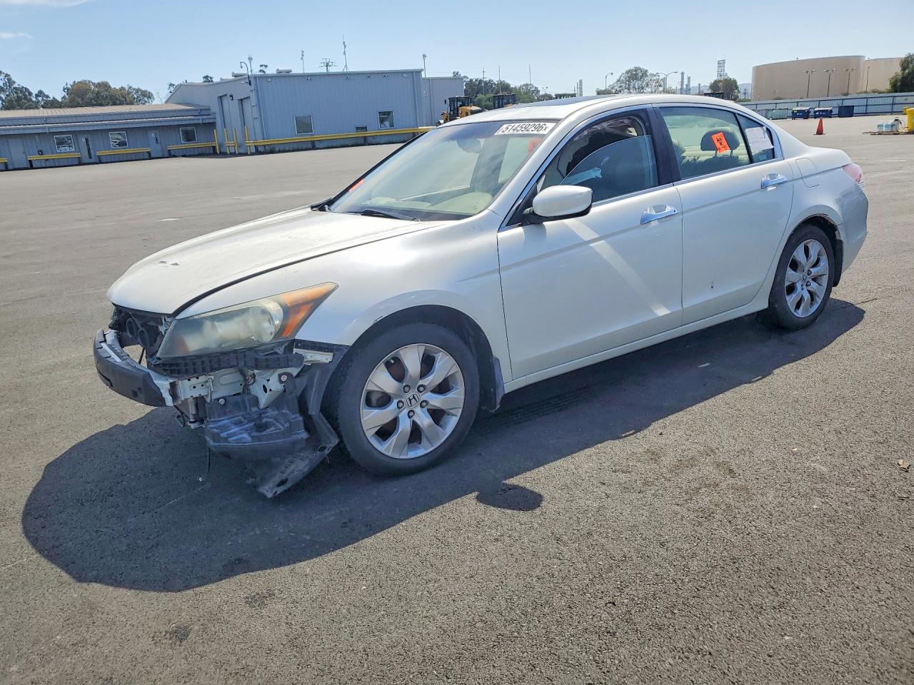 2006 Honda Accord White vin: 1HGCP36828A051322