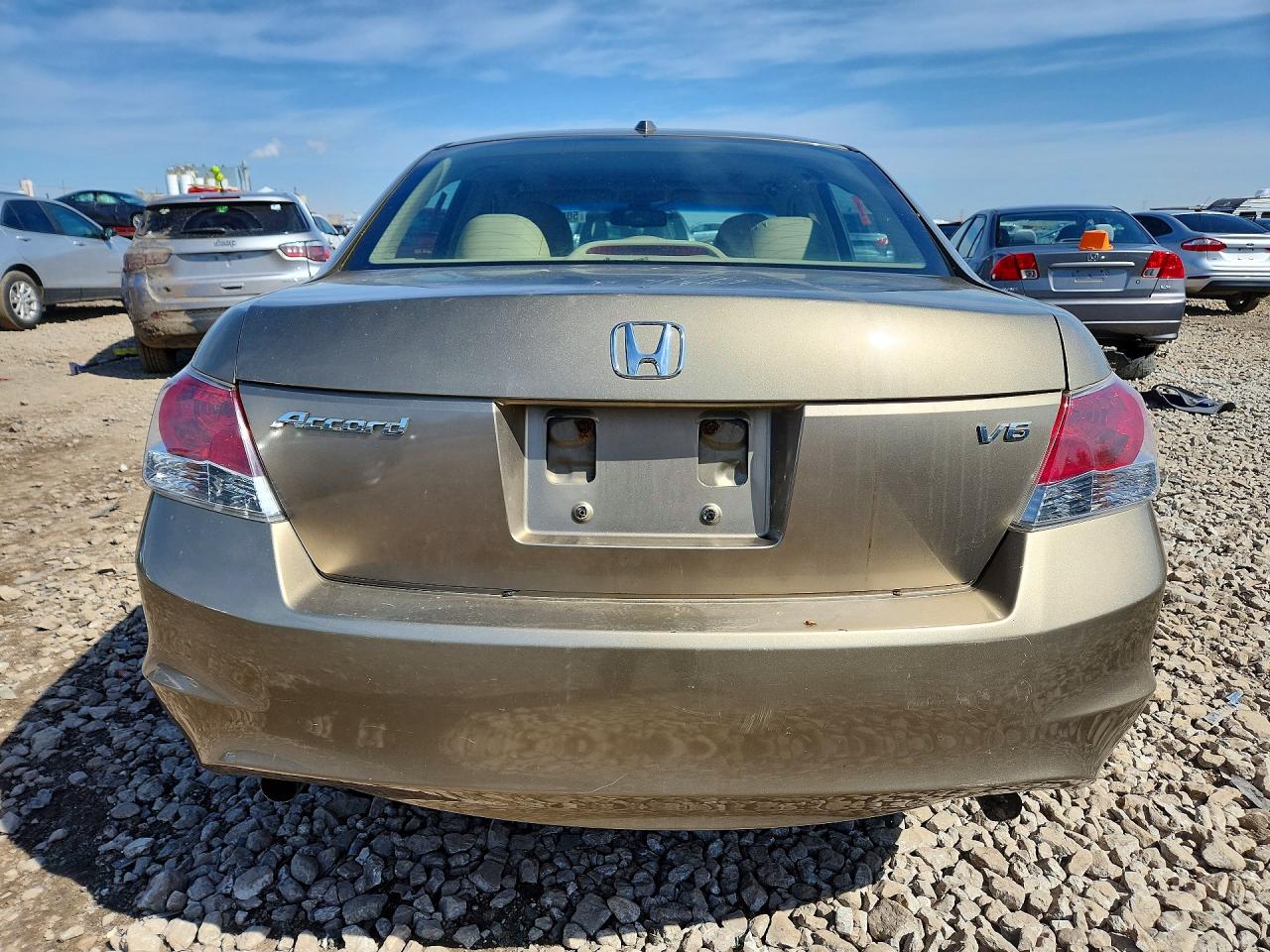 2008 Honda Accord Exl Beige vin: 1HGCP36828A054186