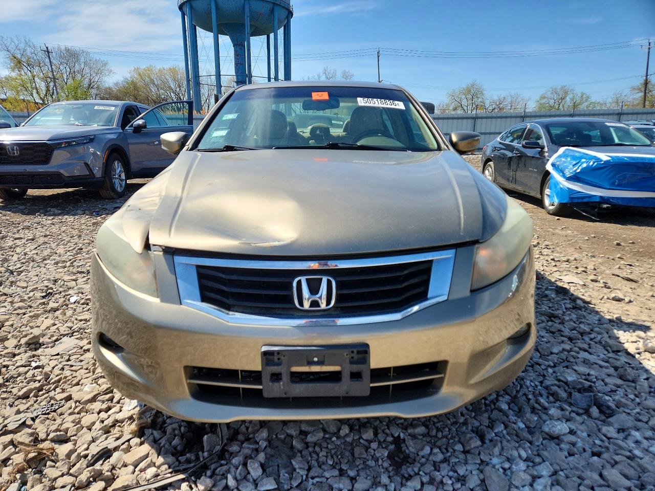 2008 Honda Accord Exl Beige vin: 1HGCP36828A054186