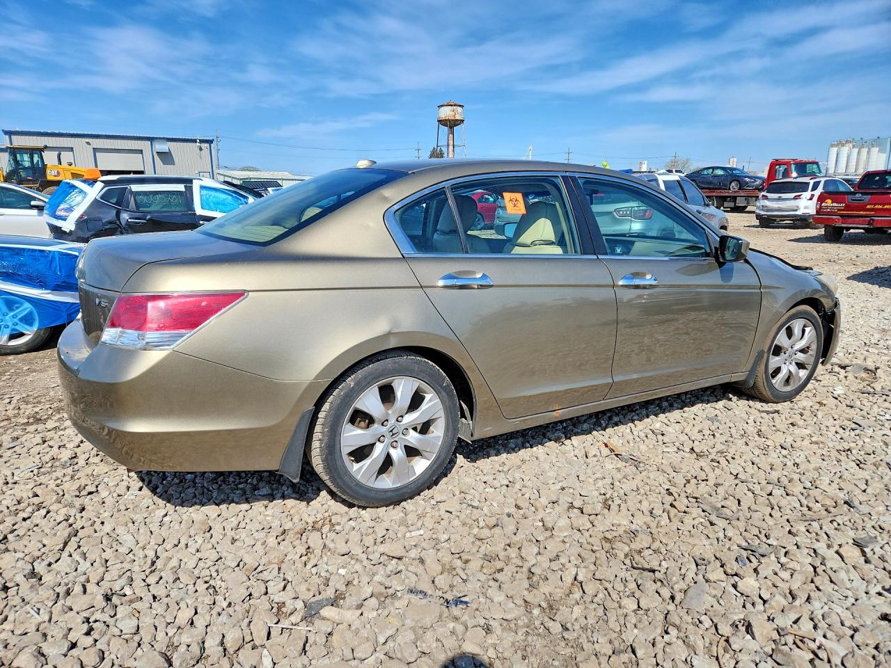2008 Honda Accord Exl Beige vin: 1HGCP36828A054186