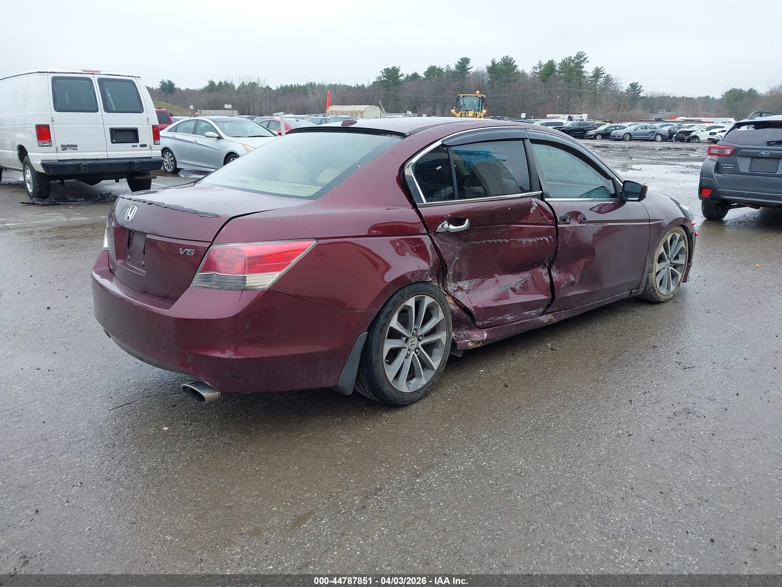 2008 Honda Accord 3.5 Ex-l Maroon vin: 1HGCP36828A055113