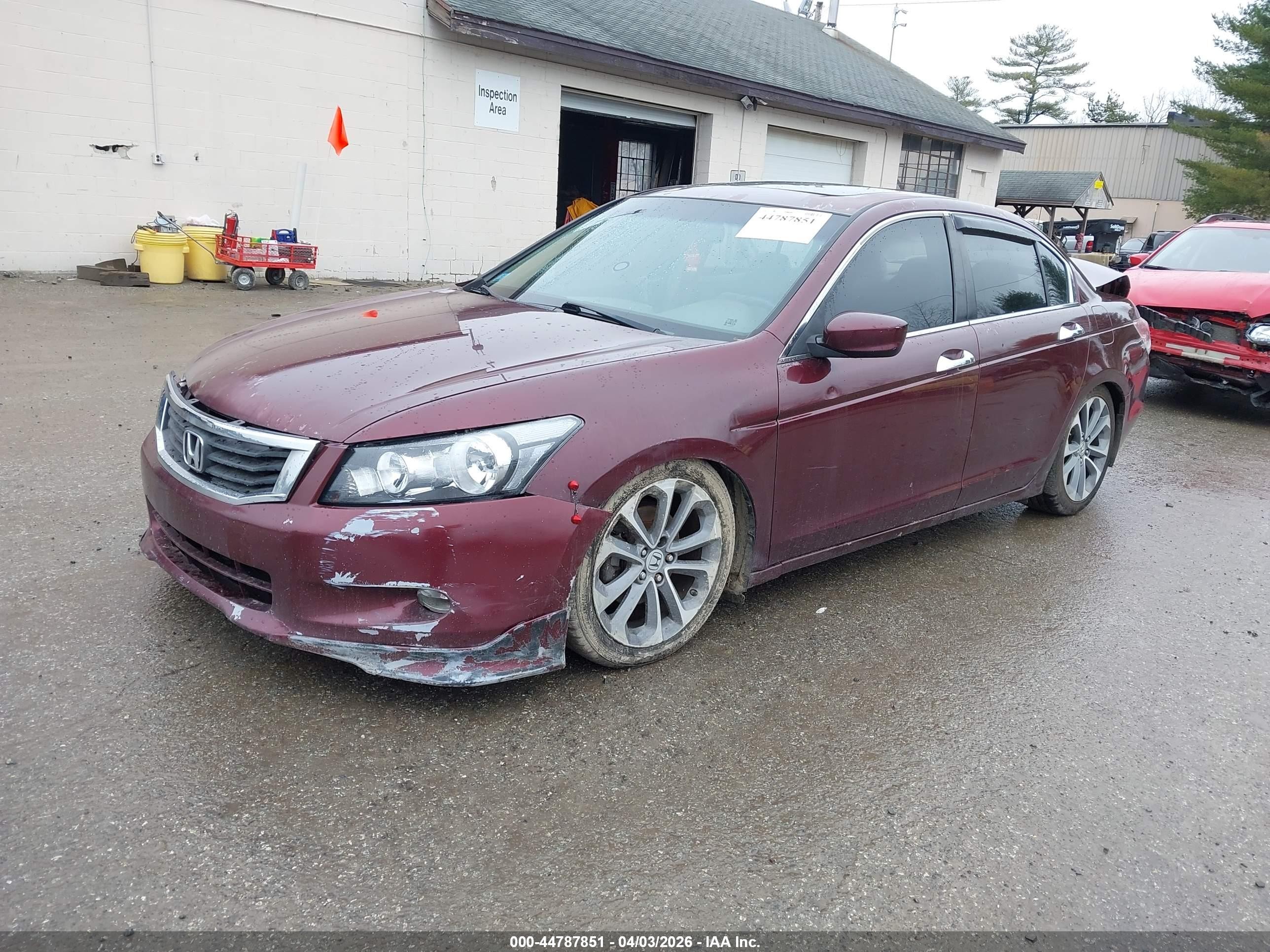 2008 Honda Accord 3.5 Ex-l Maroon vin: 1HGCP36828A055113
