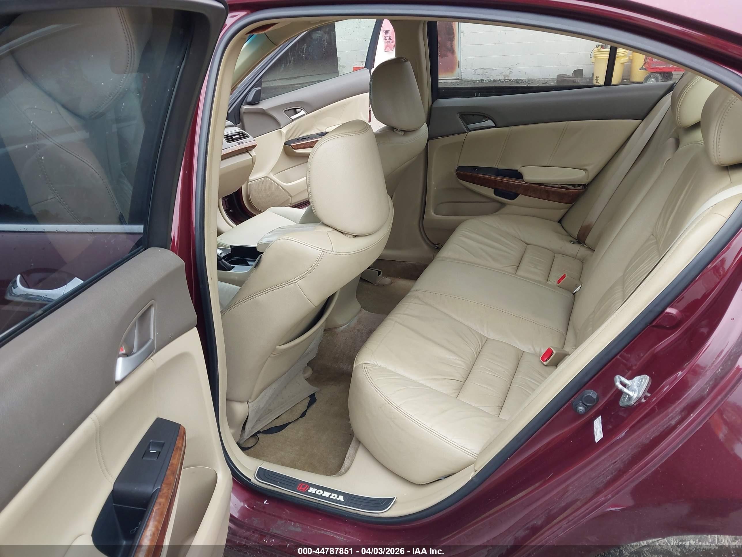 2008 Honda Accord 3.5 Ex-l Maroon vin: 1HGCP36828A055113