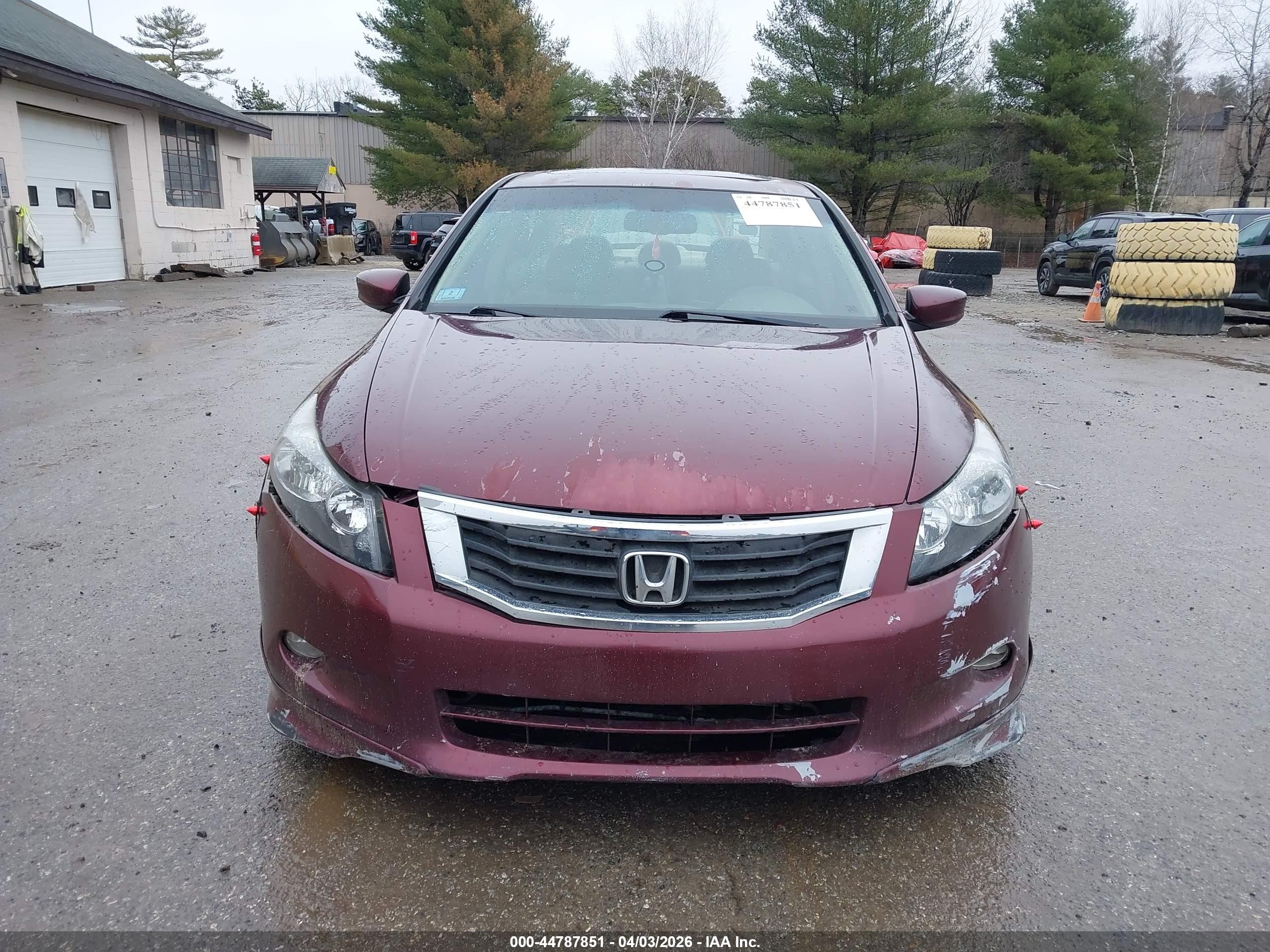 2008 Honda Accord 3.5 Ex-l Maroon vin: 1HGCP36828A055113
