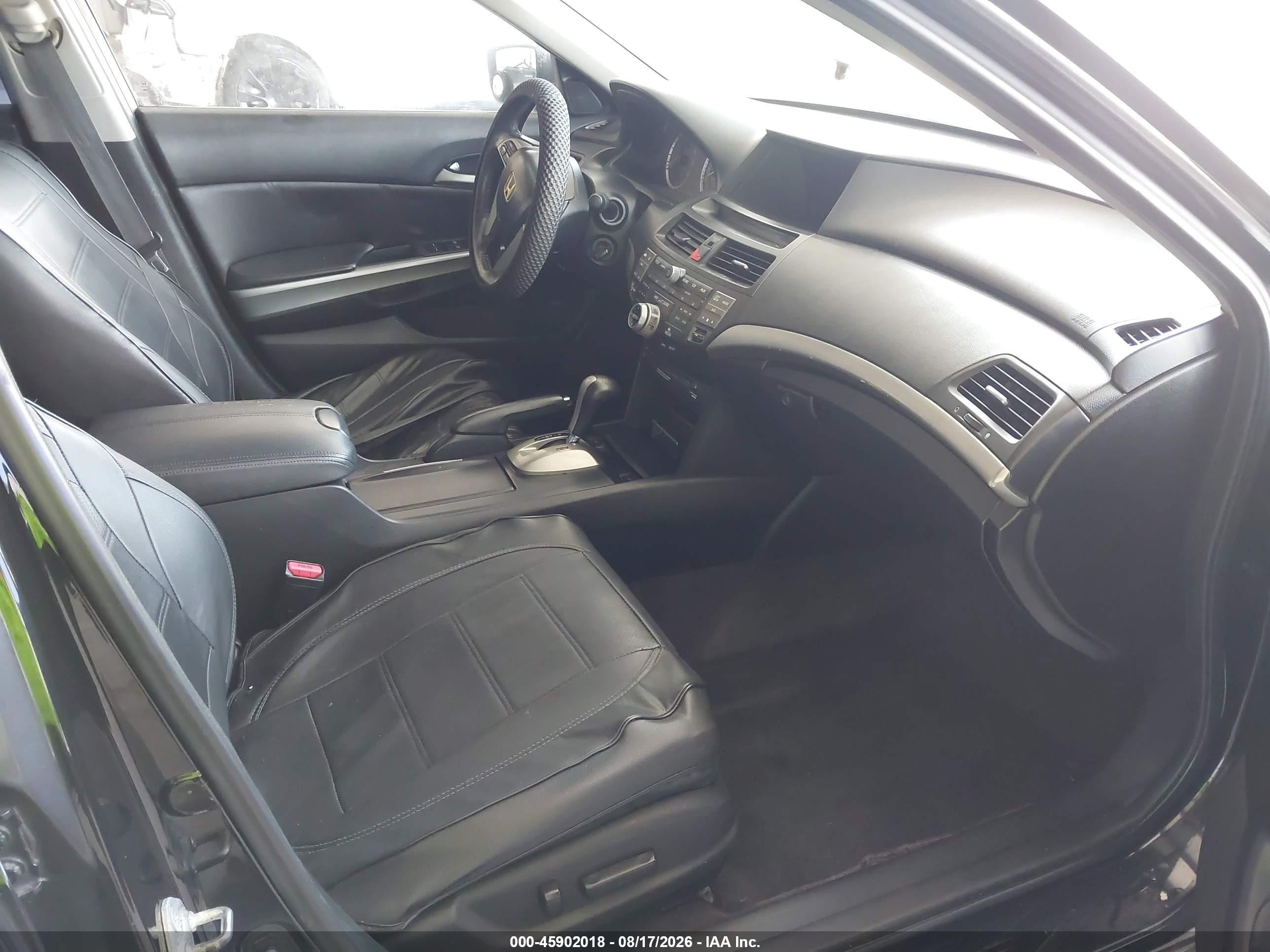 2008 Honda Accord 3.5 Ex-l Black vin: 1HGCP36828A061400