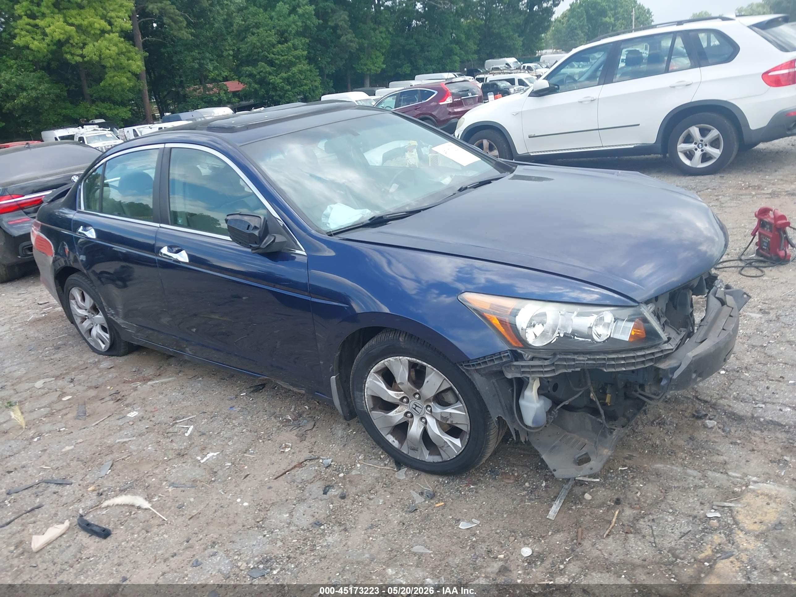 2008 Honda Accord 3.5 Ex-l Dark Blue vin: 1HGCP36828A065236