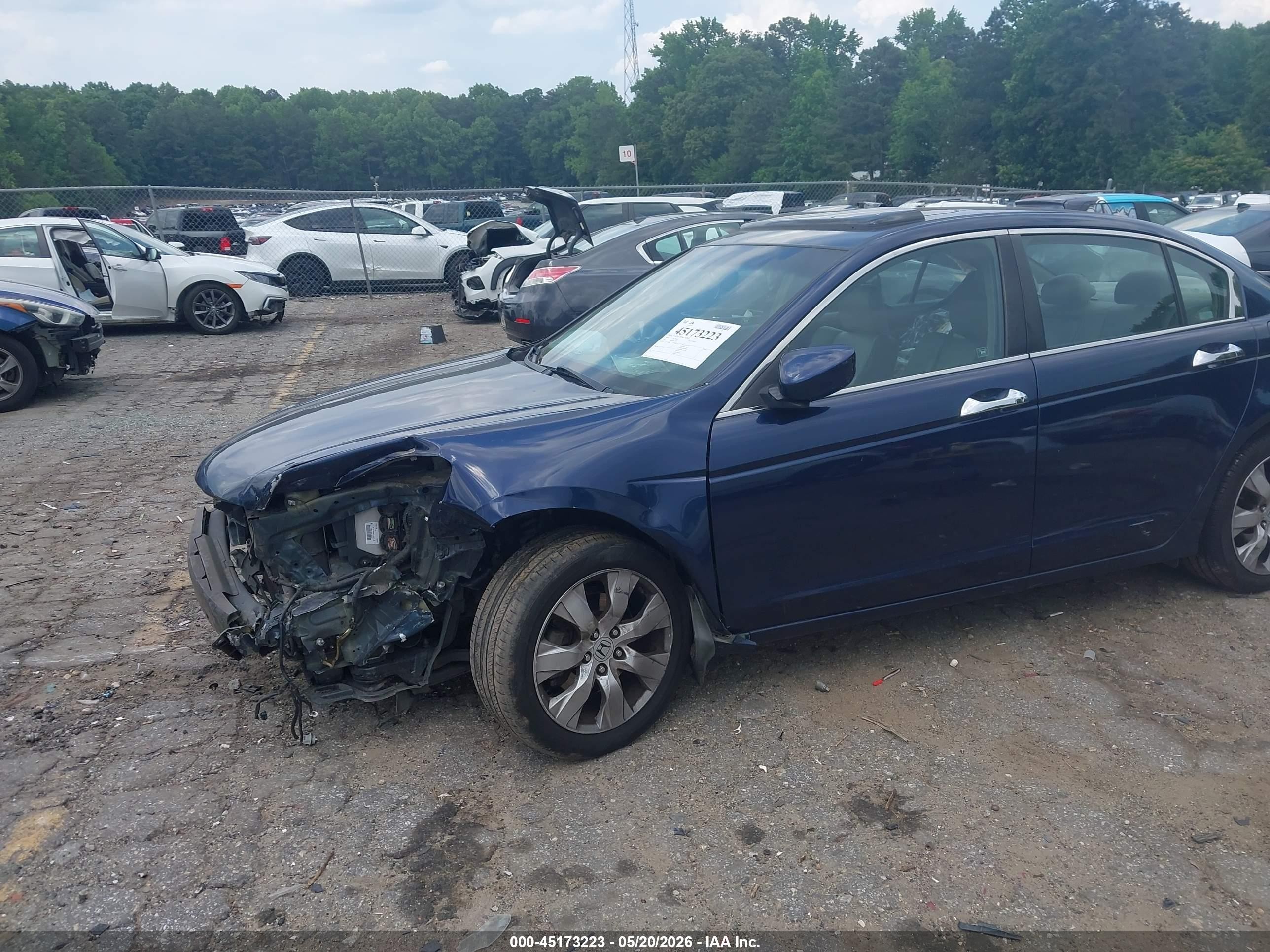 2008 Honda Accord 3.5 Ex-l Dark Blue vin: 1HGCP36828A065236
