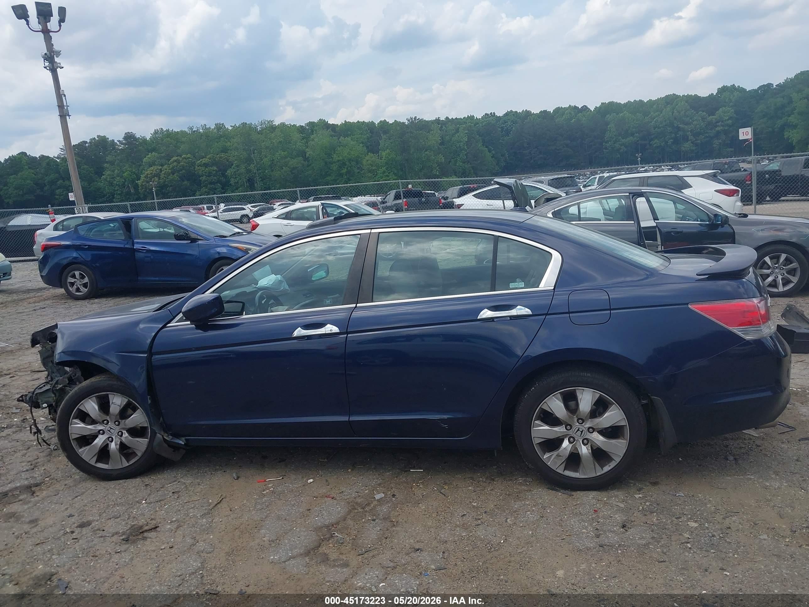 2008 Honda Accord 3.5 Ex-l Dark Blue vin: 1HGCP36828A065236