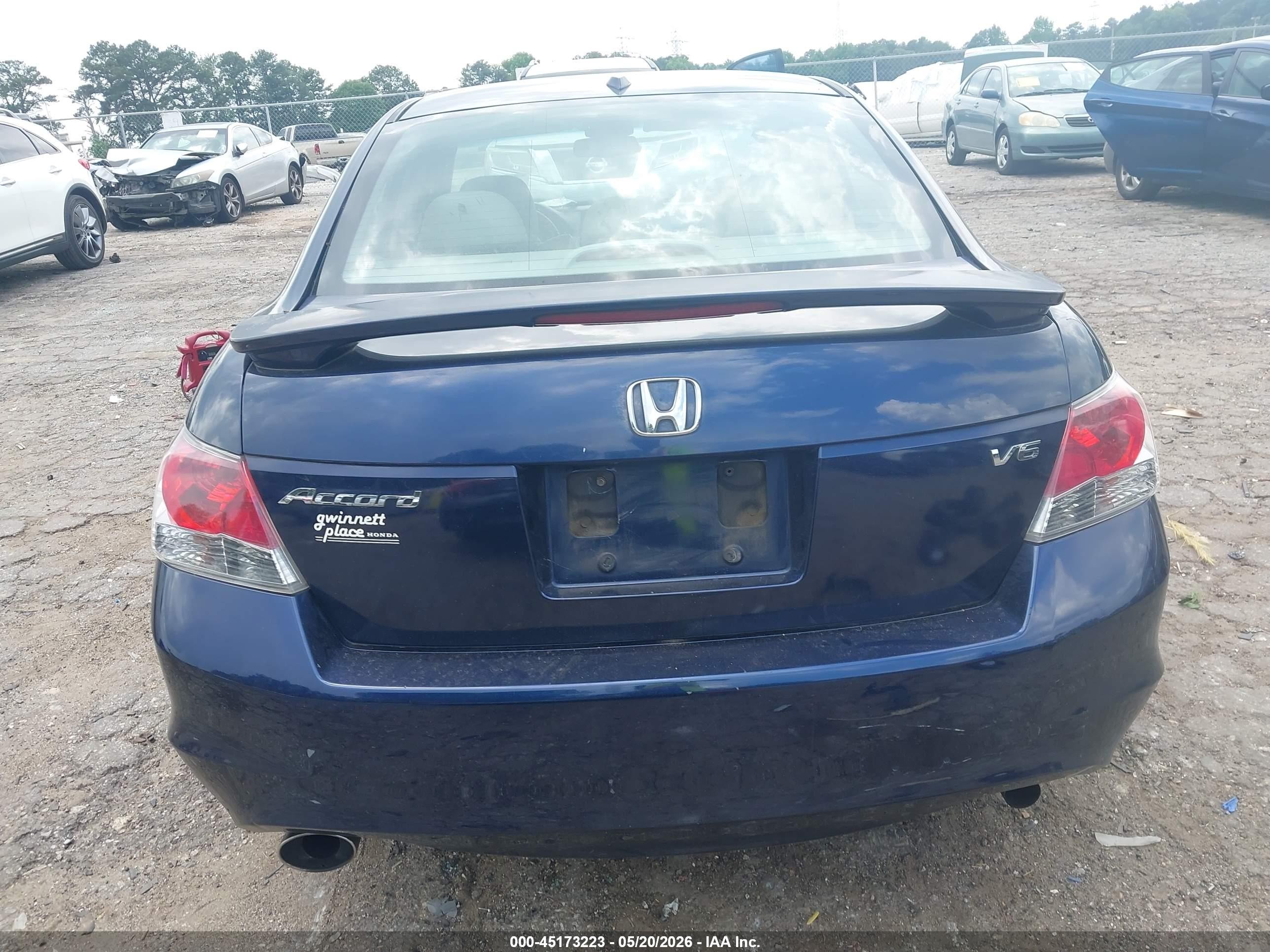2008 Honda Accord 3.5 Ex-l Dark Blue vin: 1HGCP36828A065236