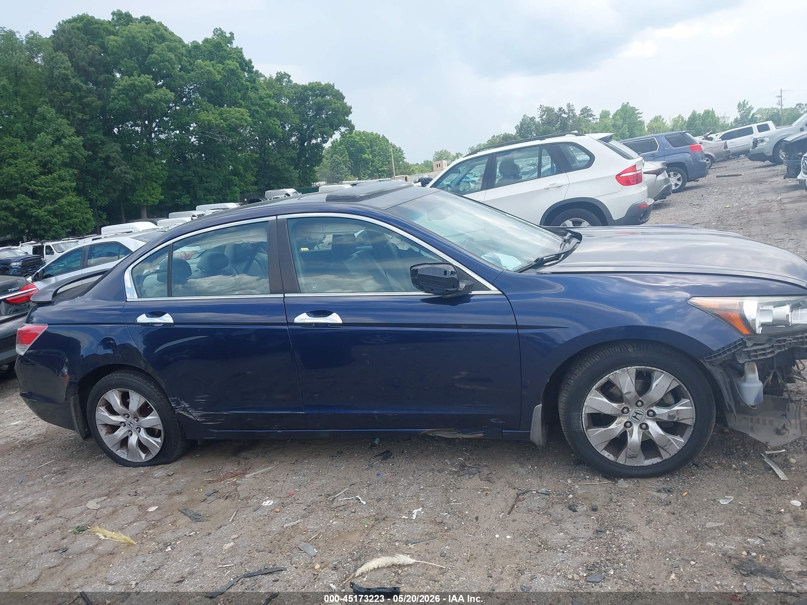2008 Honda Accord 3.5 Ex-l Dark Blue vin: 1HGCP36828A065236