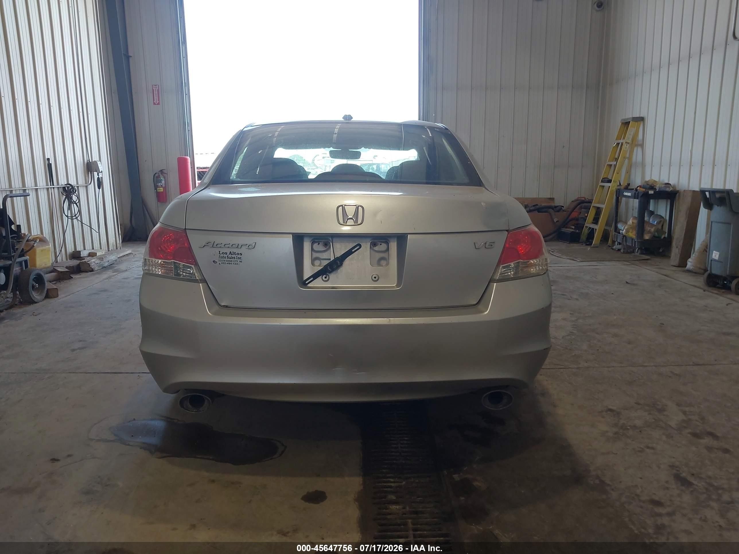 2008 Honda Accord 3.5 Ex-l Gray vin: 1HGCP36828A067312