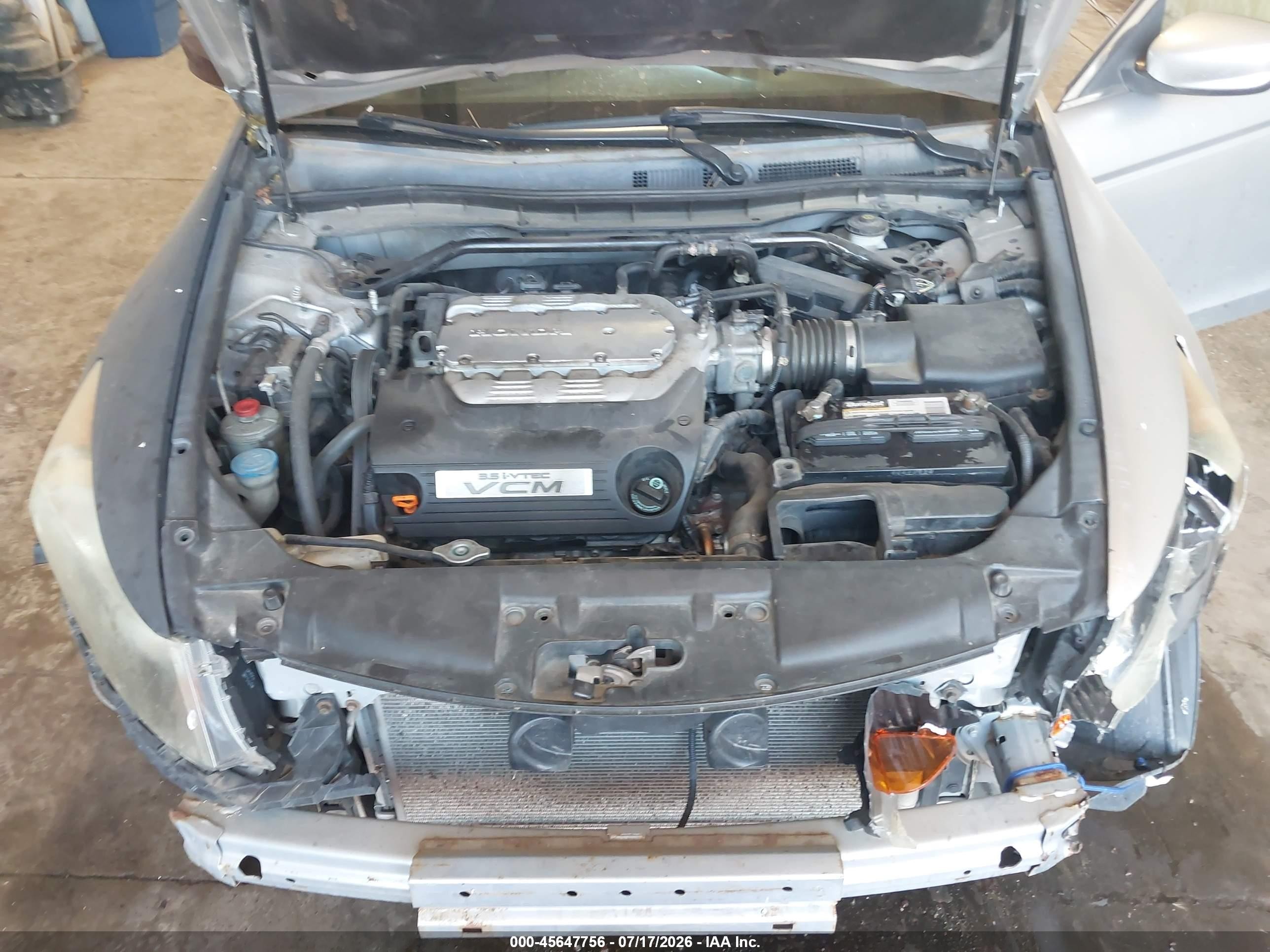 2008 Honda Accord 3.5 Ex-l Gray vin: 1HGCP36828A067312