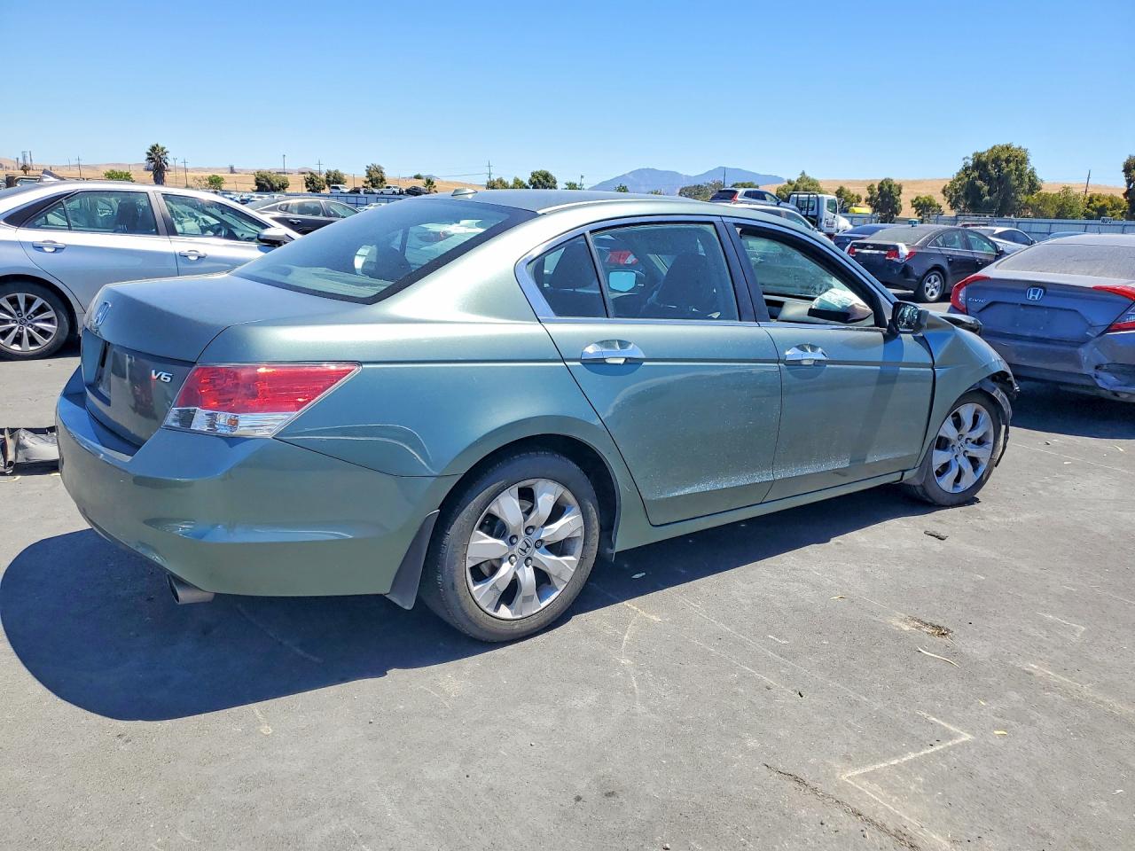 2008 Honda Accord Exl Green vin: 1HGCP36828A068217