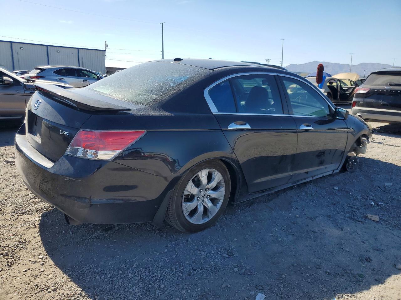 2008 Honda Accord Exl Black vin: 1HGCP36828A072428