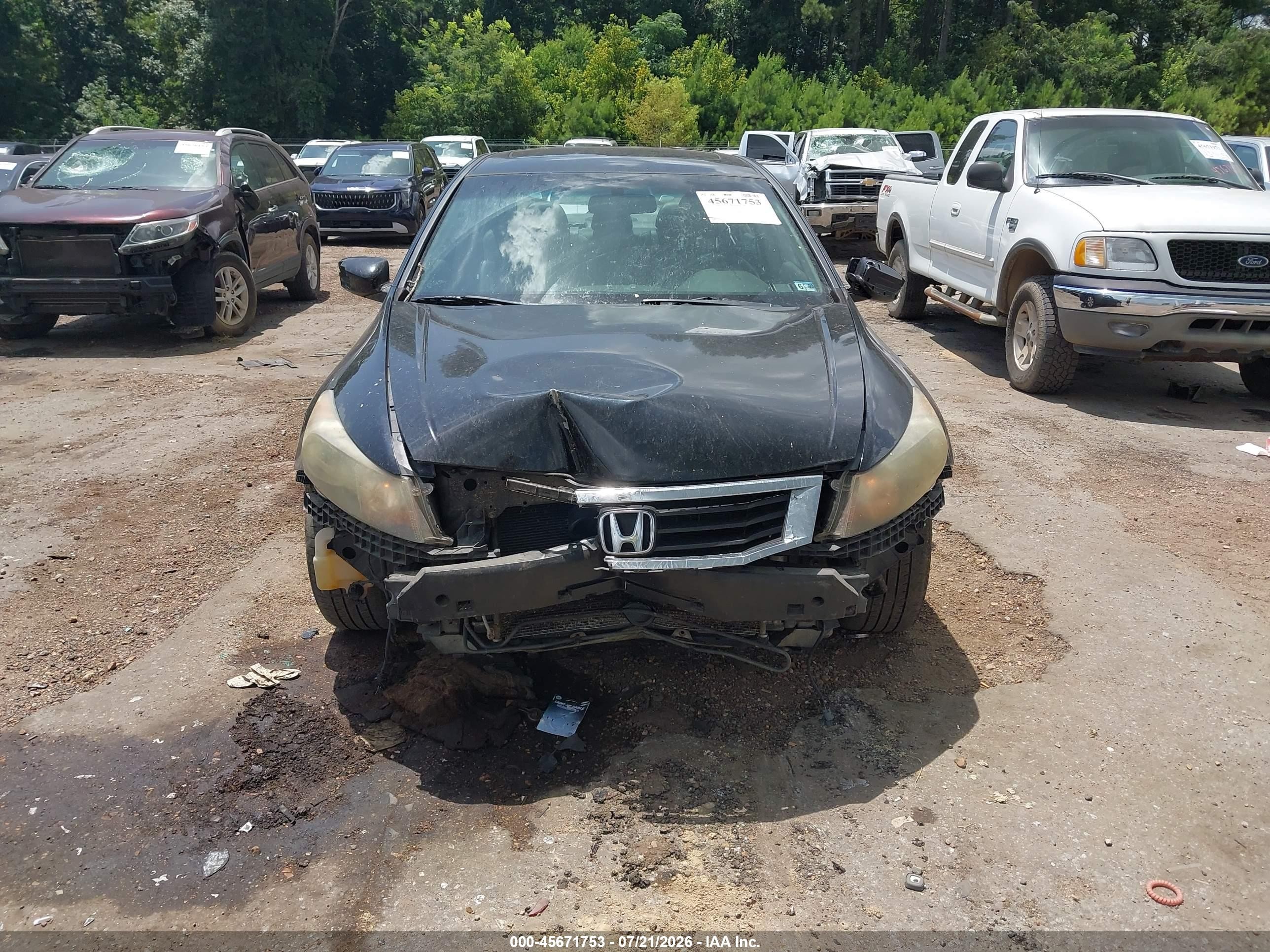 2008 Honda Accord 3.5 Ex-l Черный vin: 1HGCP36828A081128