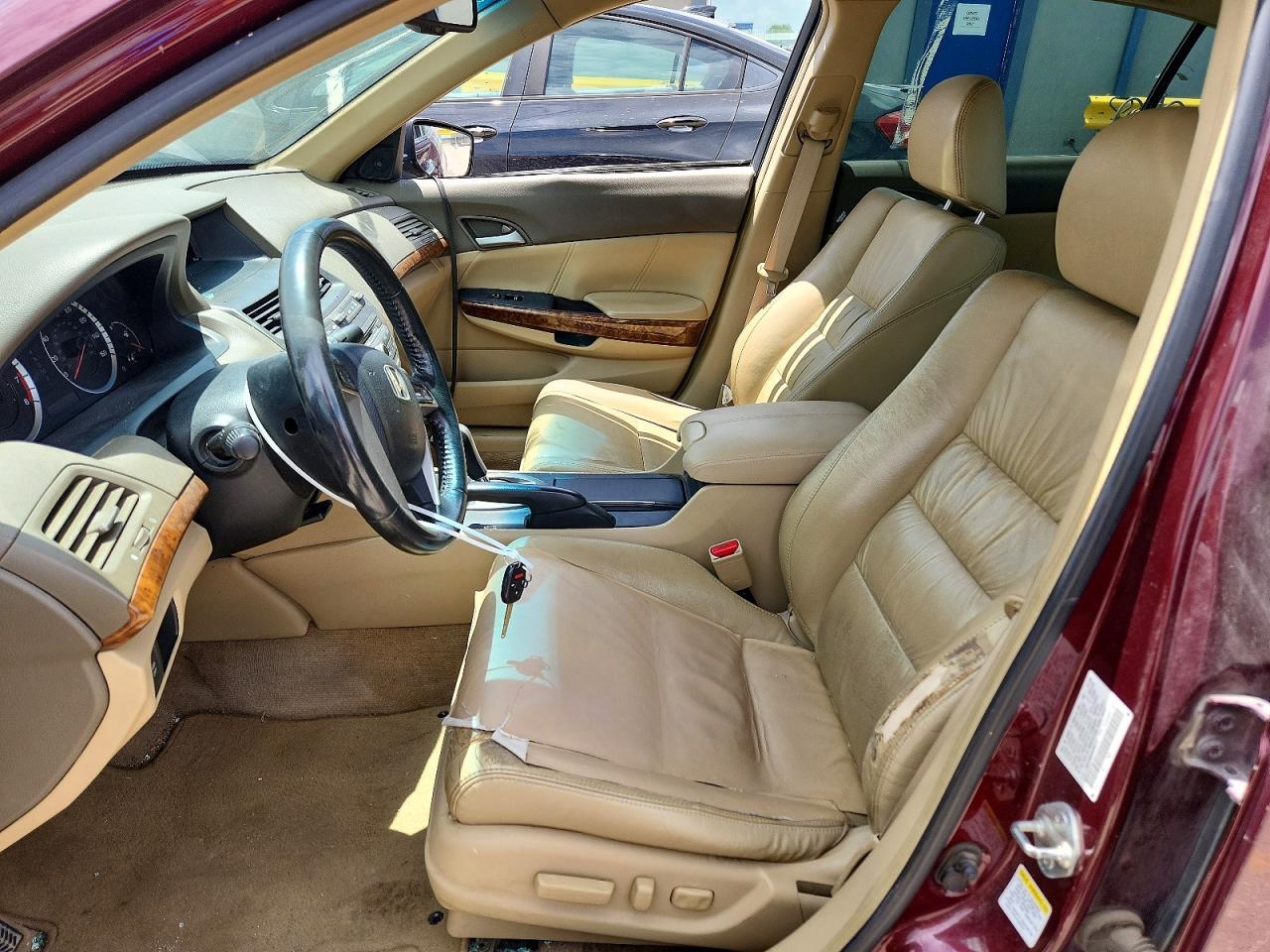 2008 Honda Accord Exl Maroon vin: 1HGCP36828A084210