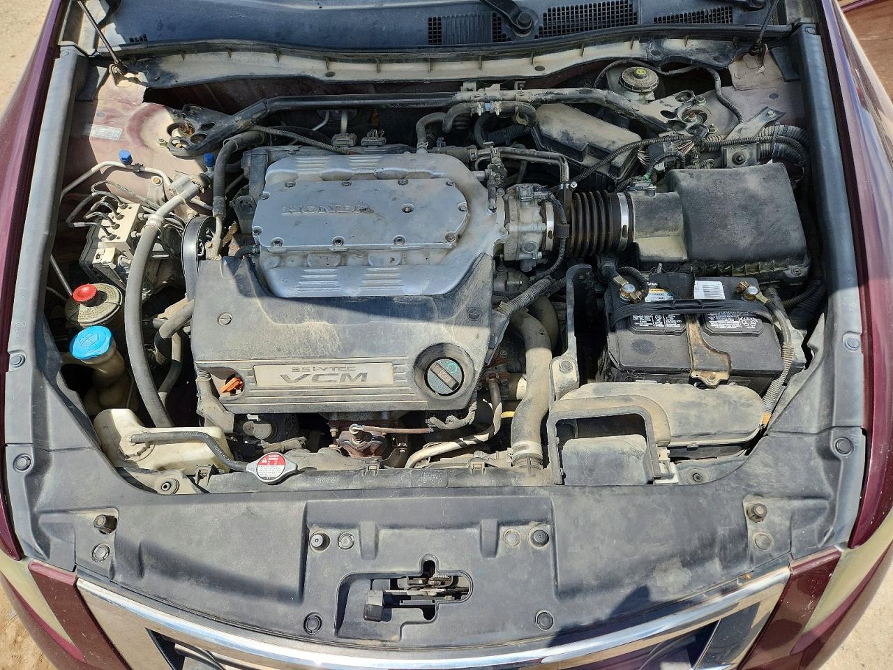 2008 Honda Accord Exl Maroon vin: 1HGCP36828A084210