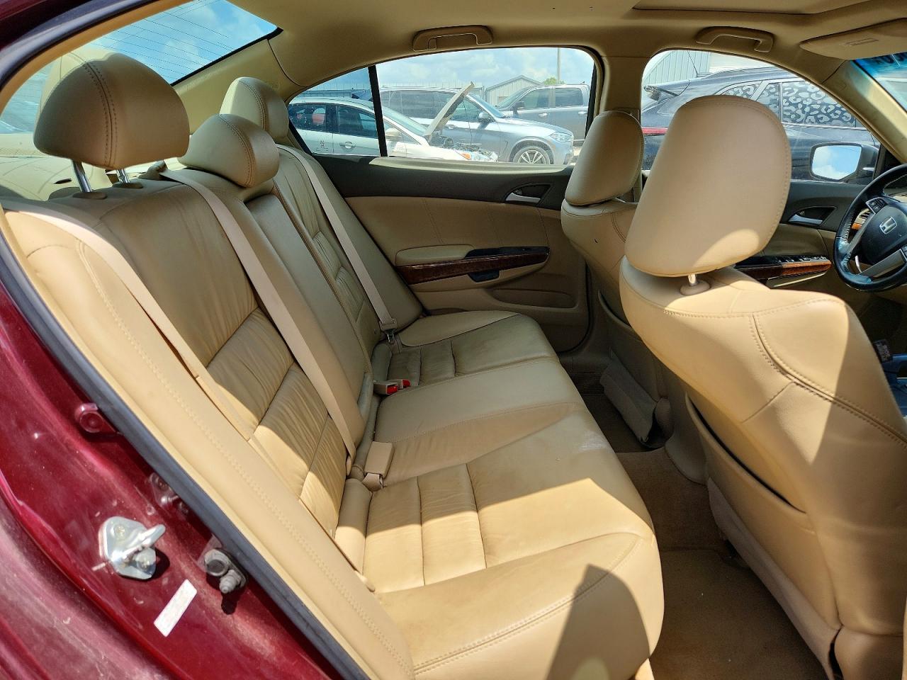 2008 Honda Accord Exl Maroon vin: 1HGCP36828A084210