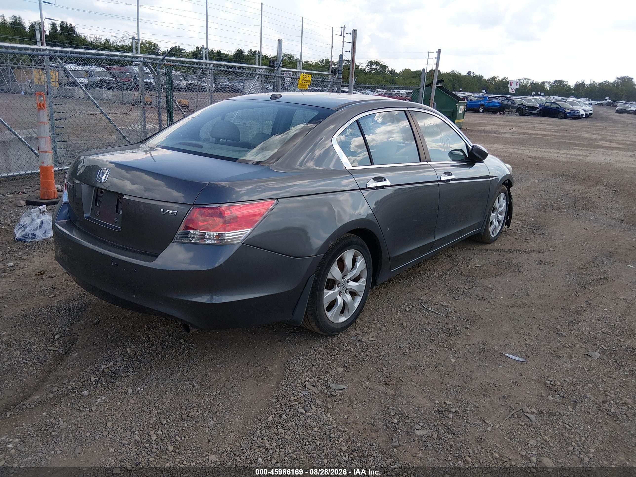 2009 Honda Accord 3.5 Ex-l Gray vin: 1HGCP36829A006494