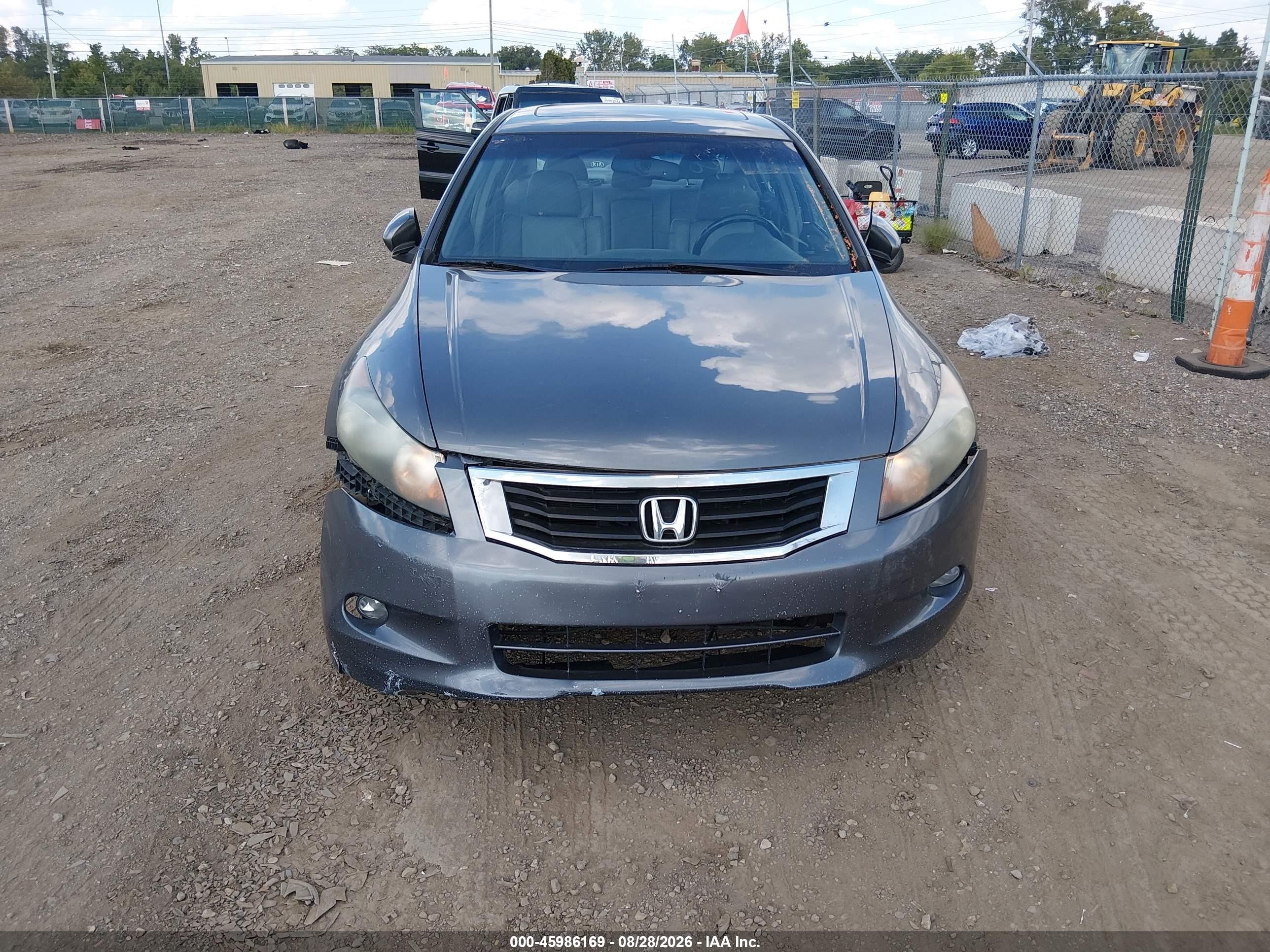 2009 Honda Accord 3.5 Ex-l Gray vin: 1HGCP36829A006494
