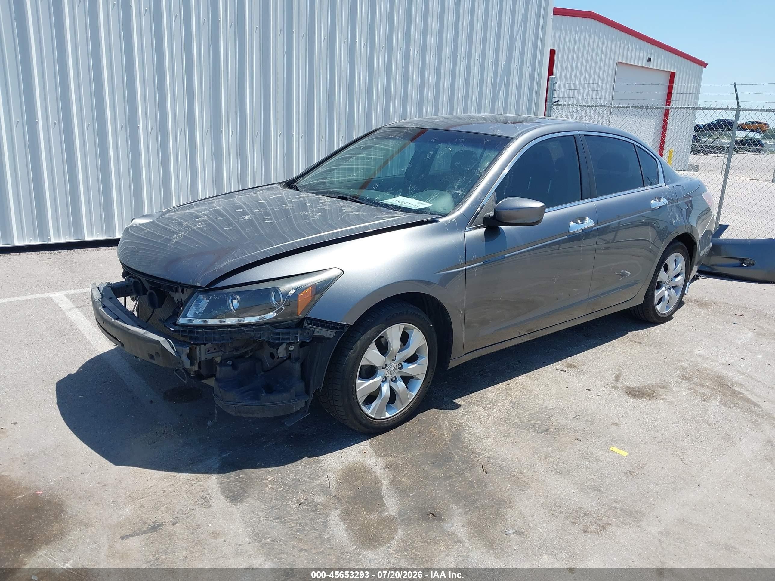 2009 Honda Accord 3.5 Ex-l Gray vin: 1HGCP36829A021299