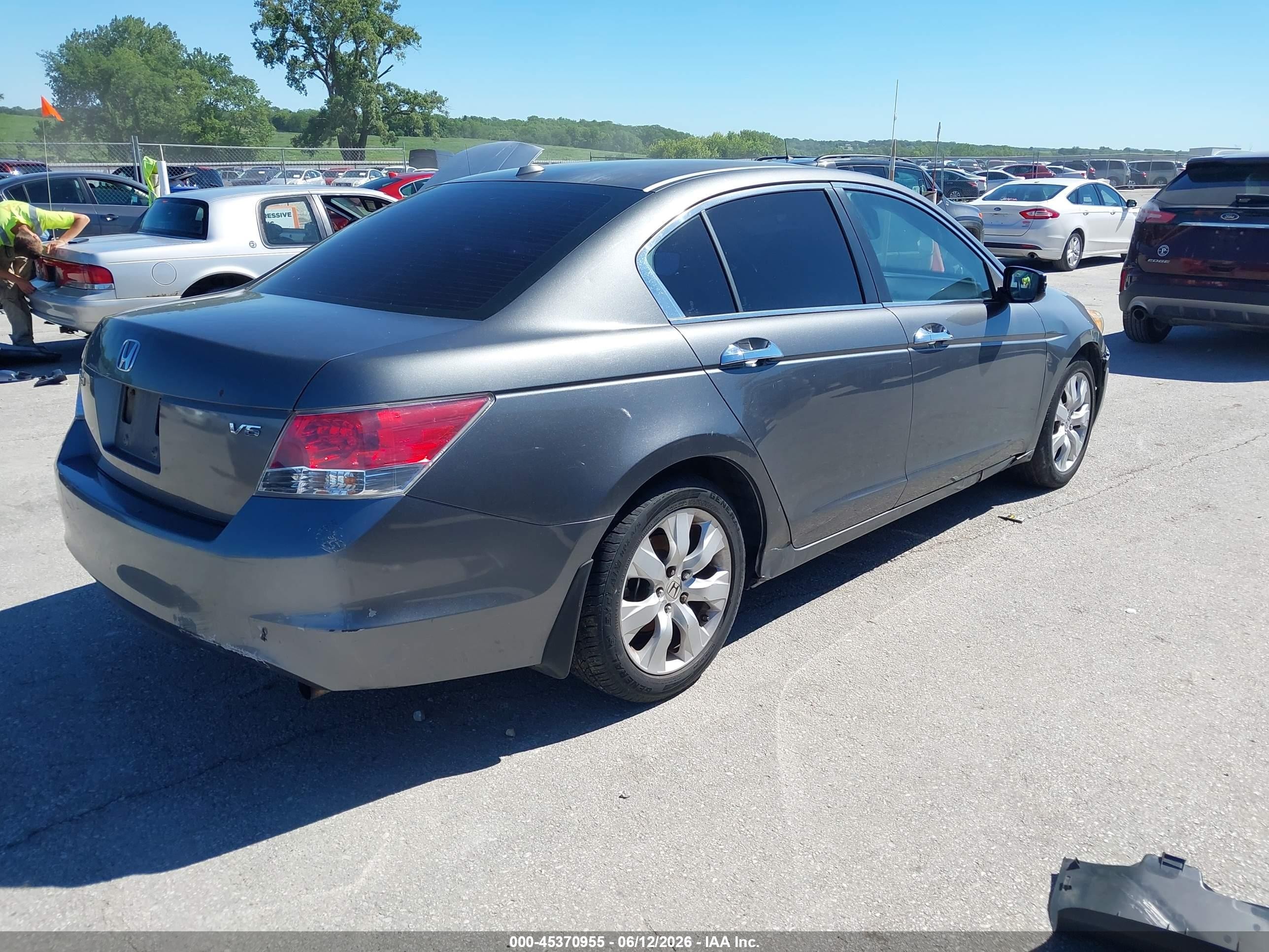 2009 Honda Accord 3.5 Ex-l Серый vin: 1HGCP36829A031055