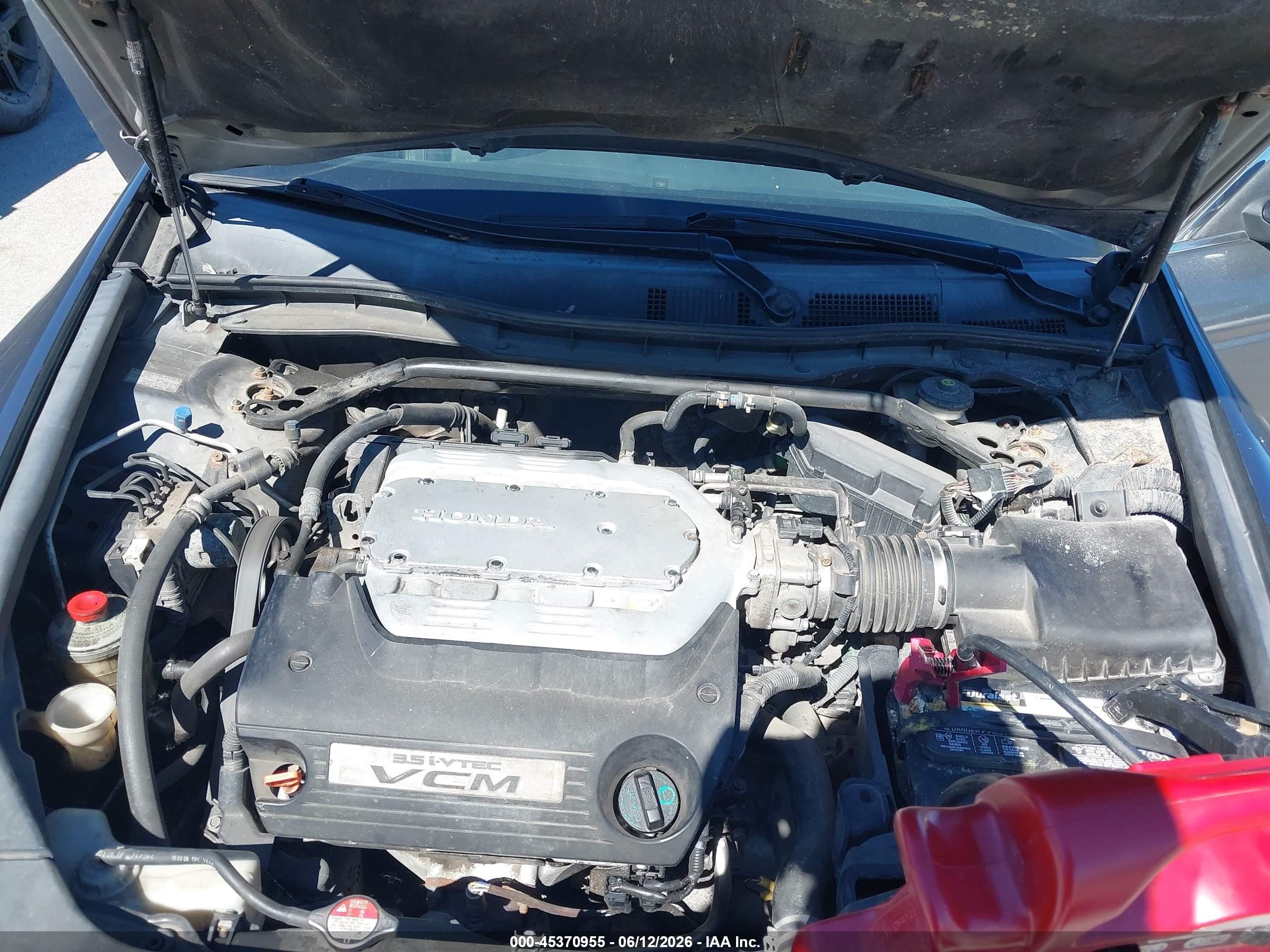 2009 Honda Accord 3.5 Ex-l Серый vin: 1HGCP36829A031055