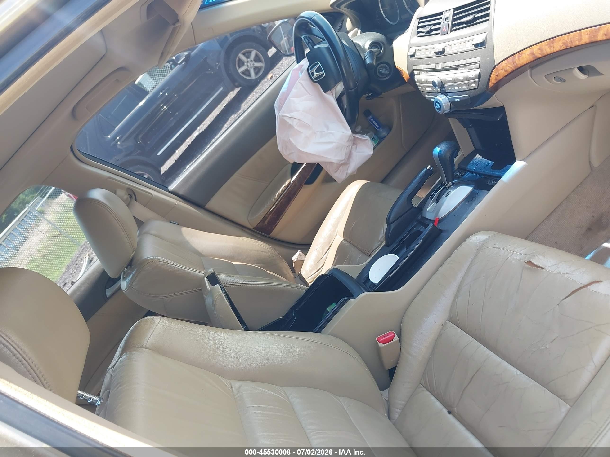 2009 Honda Accord 3.5 Ex-l Brown vin: 1HGCP36829A040161