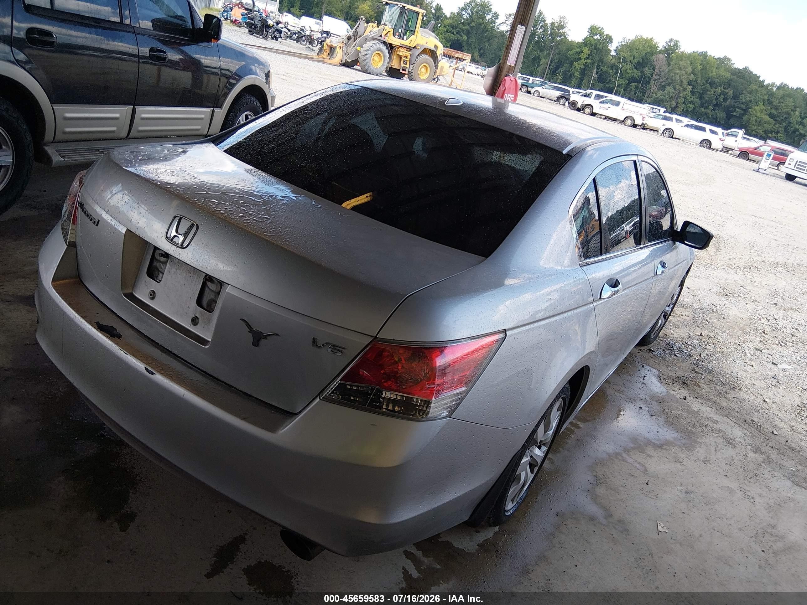 2009 Honda Accord 3.5 Ex-l Silver vin: 1HGCP36829A045005