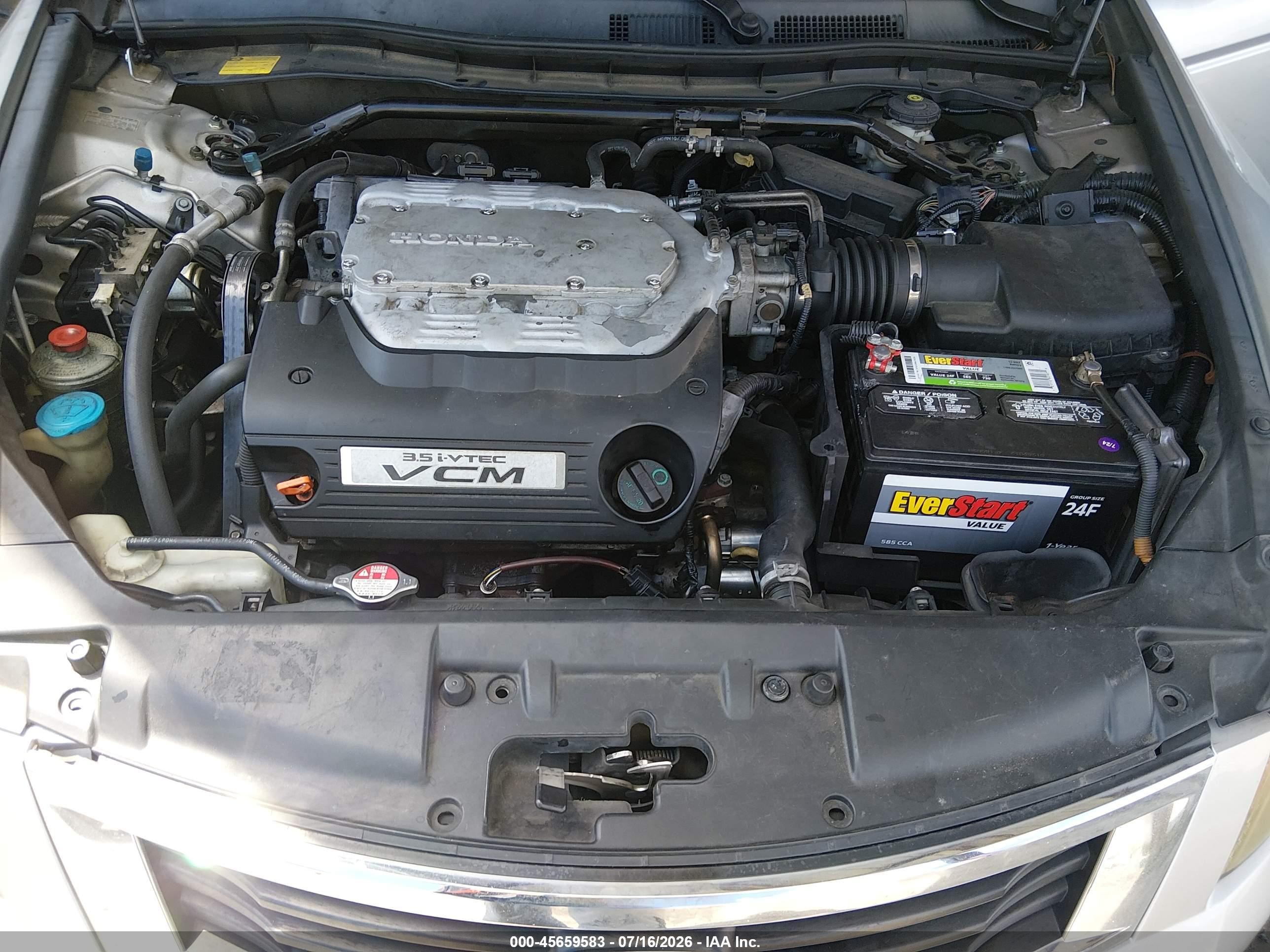 2009 Honda Accord 3.5 Ex-l Silver vin: 1HGCP36829A045005