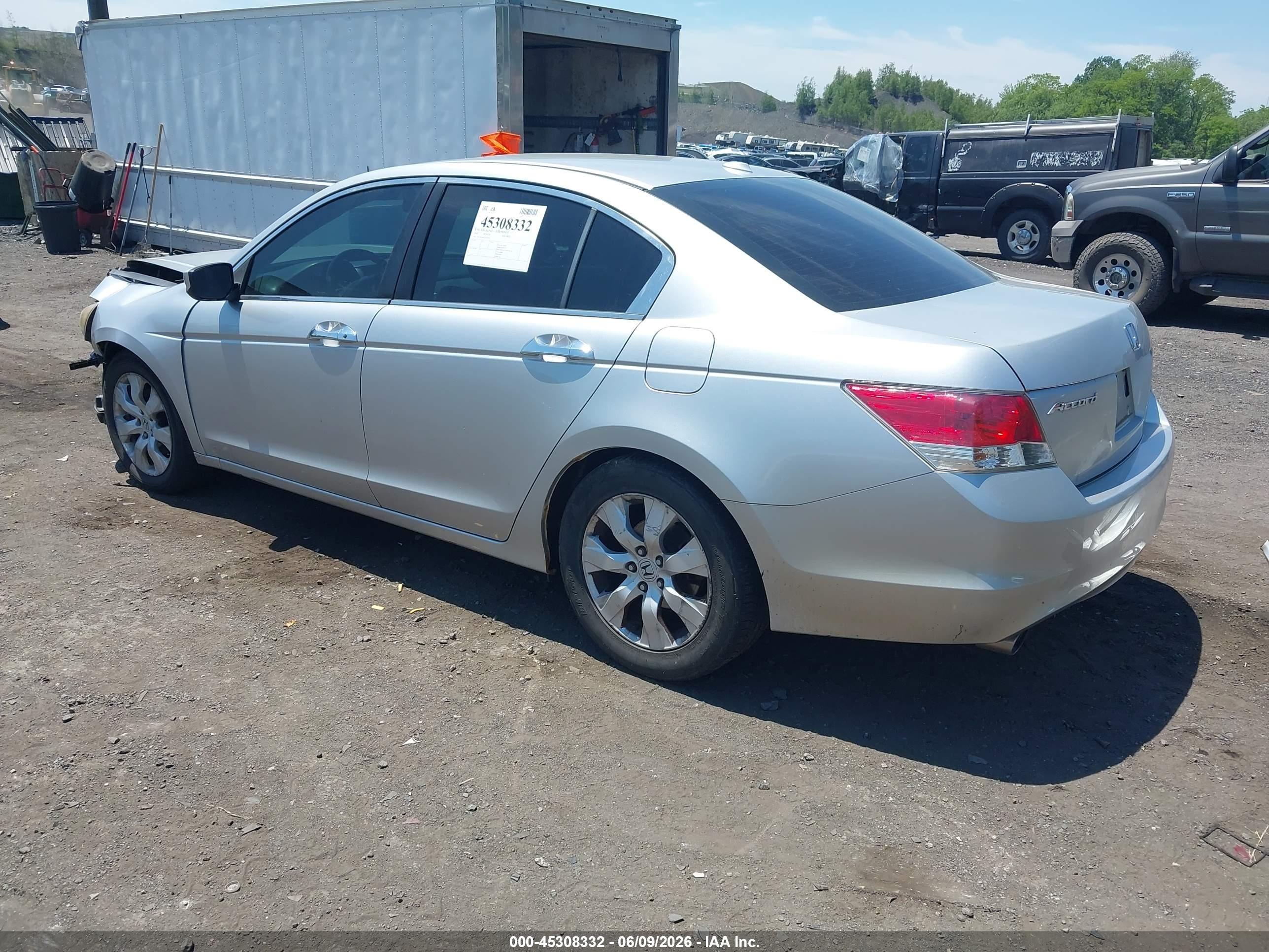 2009 Honda Accord 3.5 Ex-l Silver vin: 1HGCP36829A045859