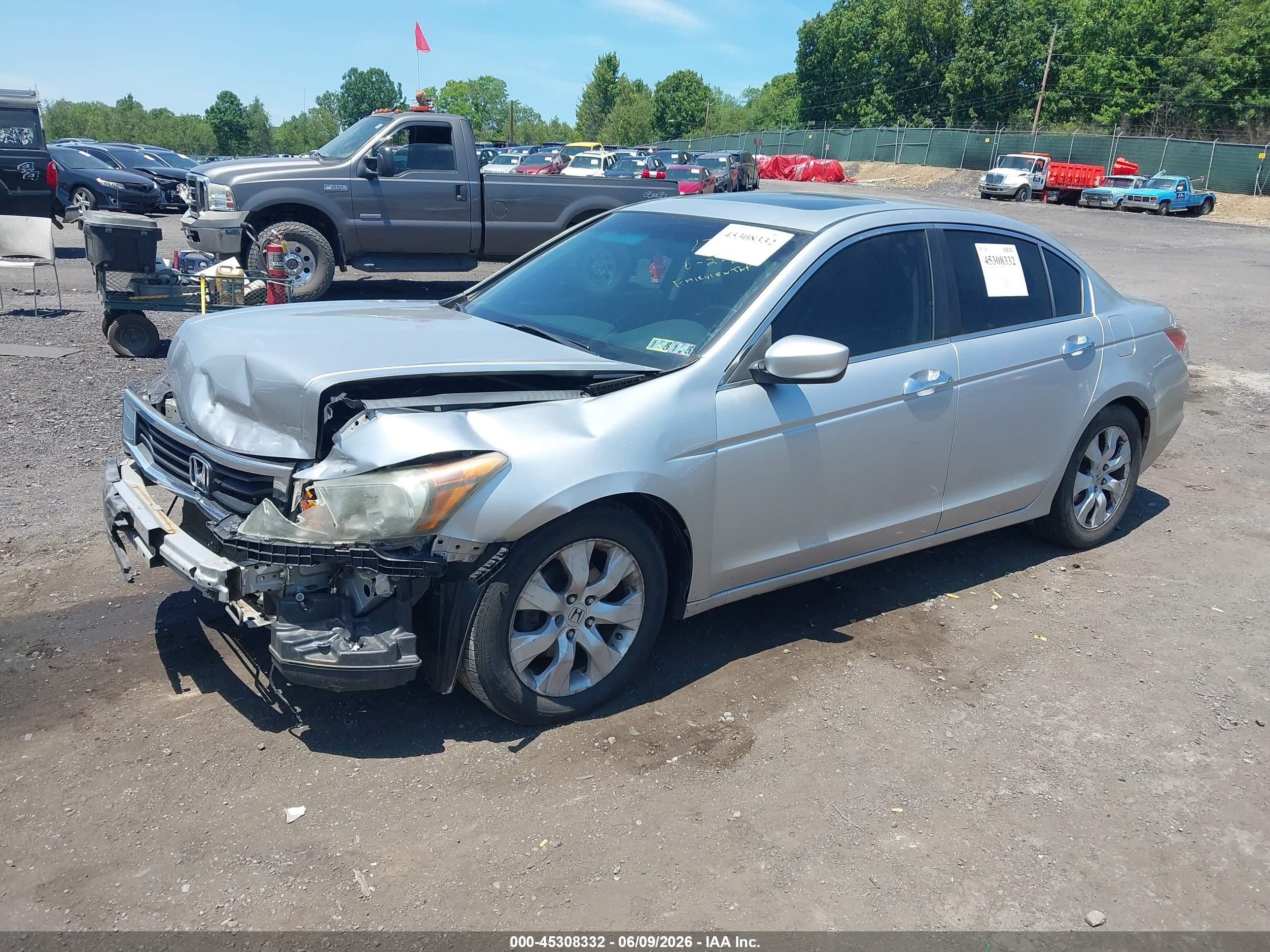 2009 Honda Accord 3.5 Ex-l Silver vin: 1HGCP36829A045859