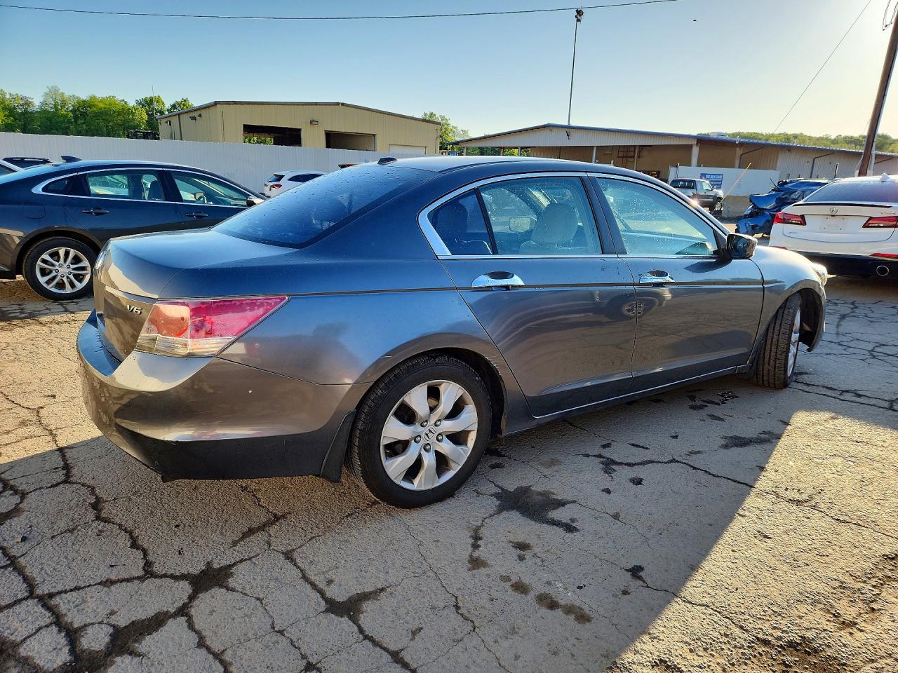 2008 Honda Accord Exl Gray vin: 1HGCP36838A008544