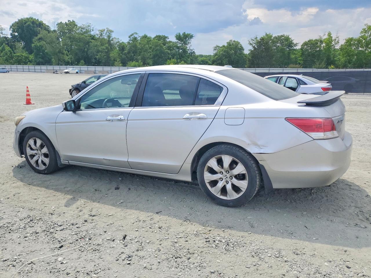 2008 Honda Accord Exl Silver vin: 1HGCP36838A013193